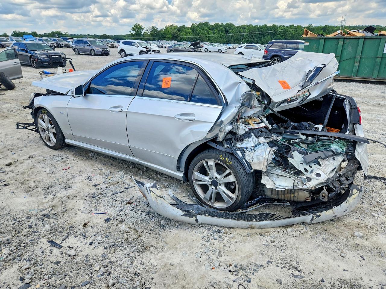 2012 Mercedes-benz E 350 4matic Silver vin: WDDHF8JB0CA619525