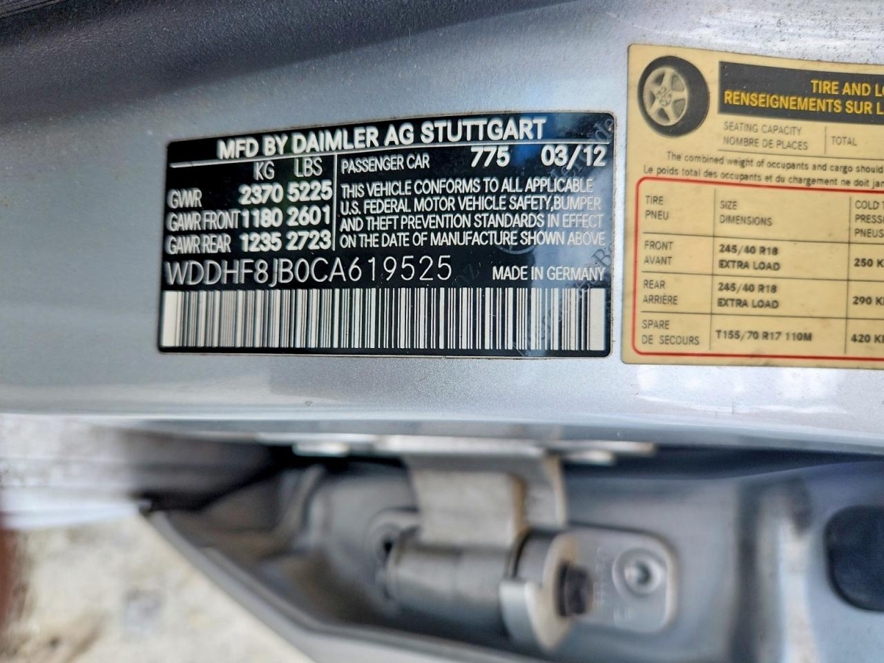 2012 Mercedes-benz E 350 4matic Silver vin: WDDHF8JB0CA619525