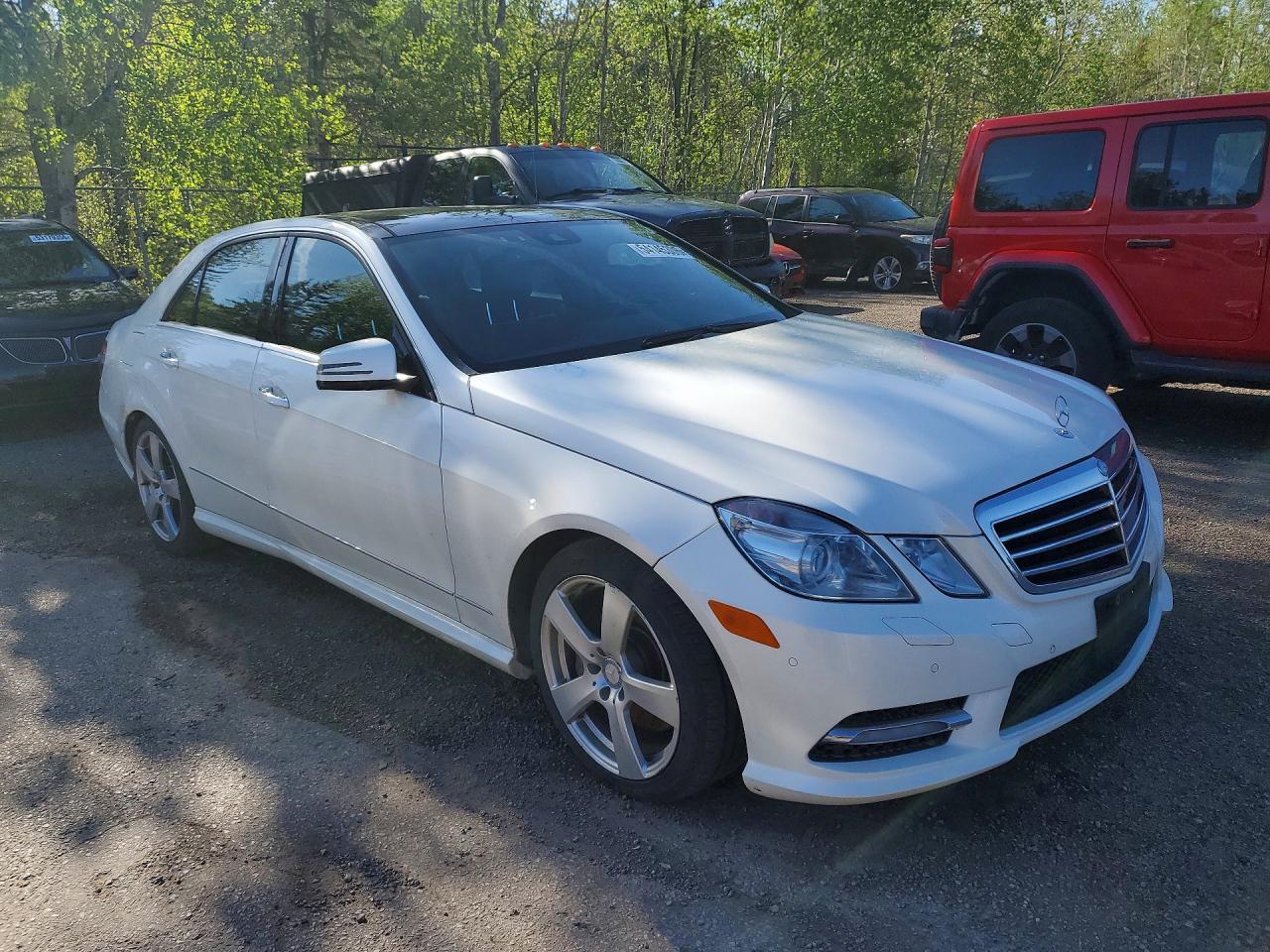 2013 Mercedes-benz E 350 4matic Белый vin: WDDHF8JB0DA673568