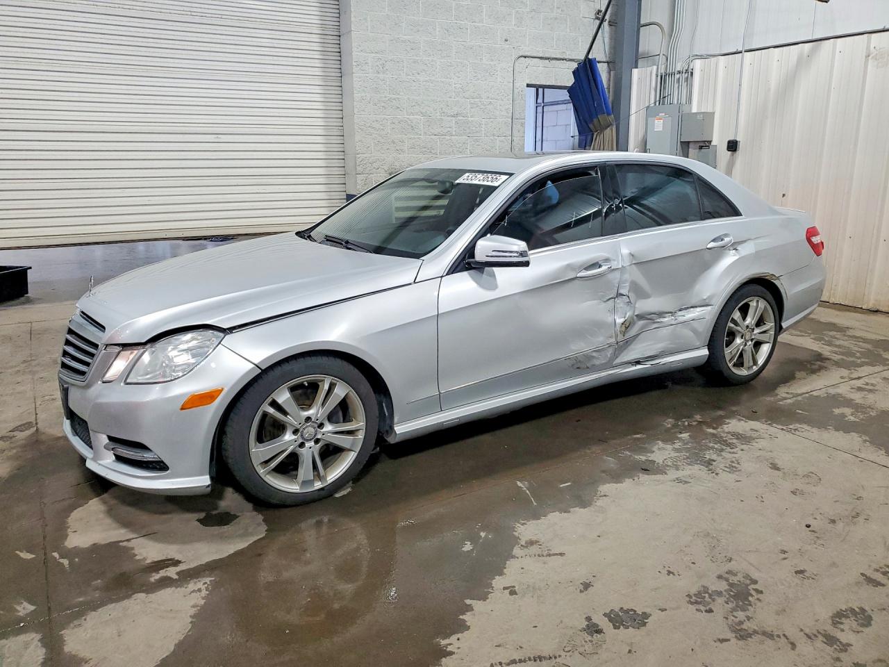 2013 Mercedes-benz E 350 4matic Silver vin: WDDHF8JB0DA722803