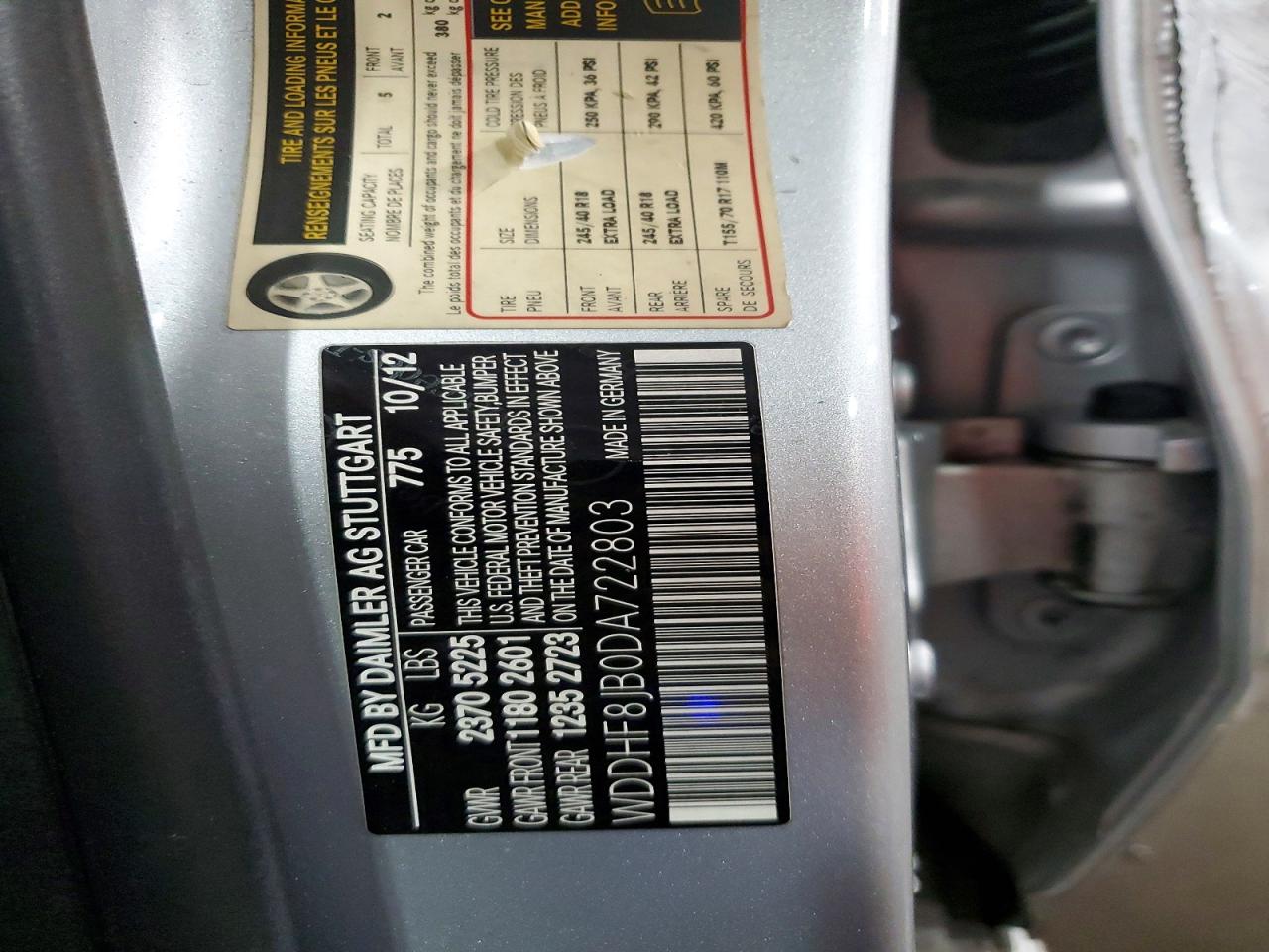 2013 Mercedes-benz E 350 4matic Silver vin: WDDHF8JB0DA722803