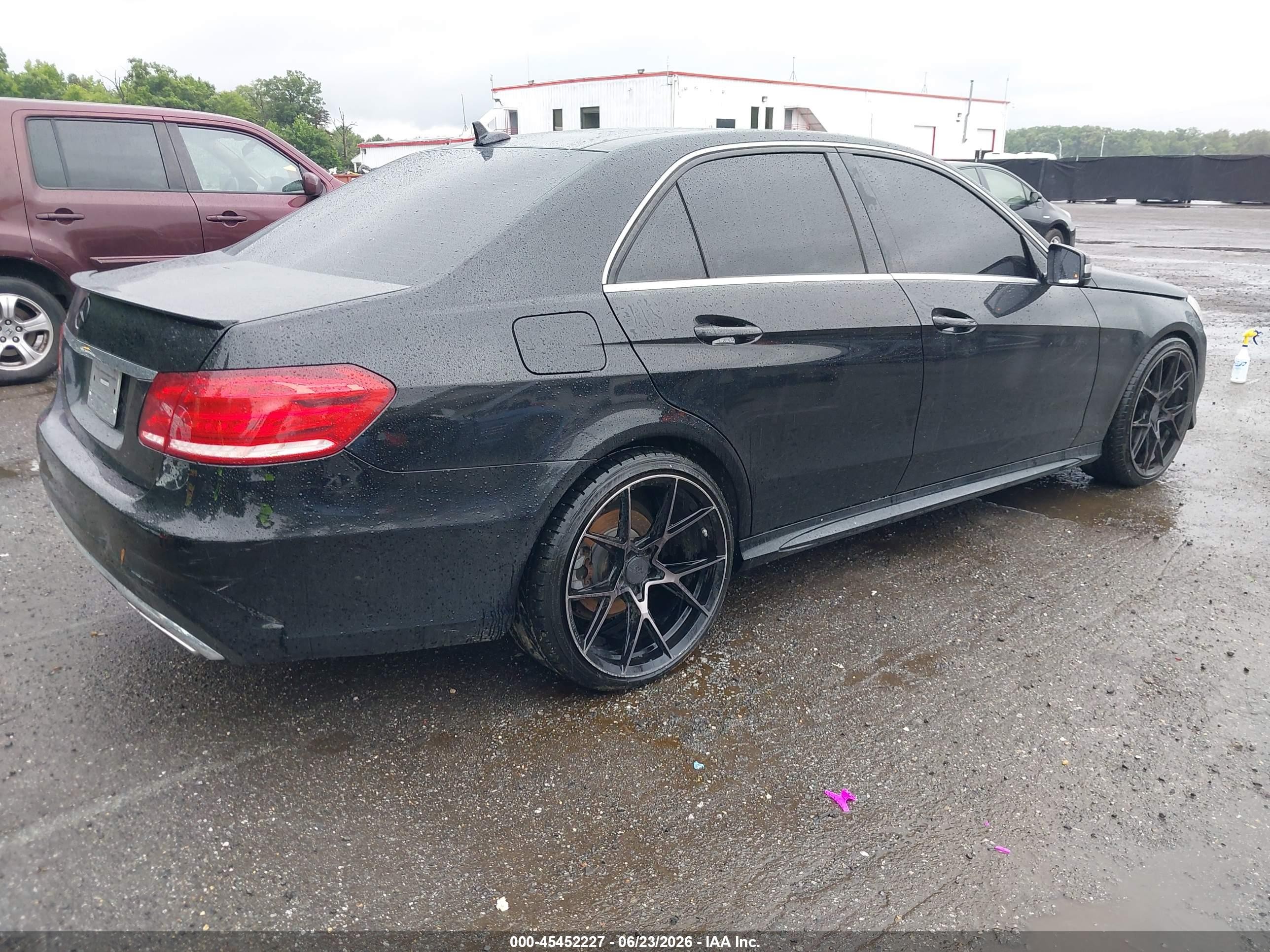2014 Mercedes-benz E 350 4matic Black vin: WDDHF8JB0EA782551