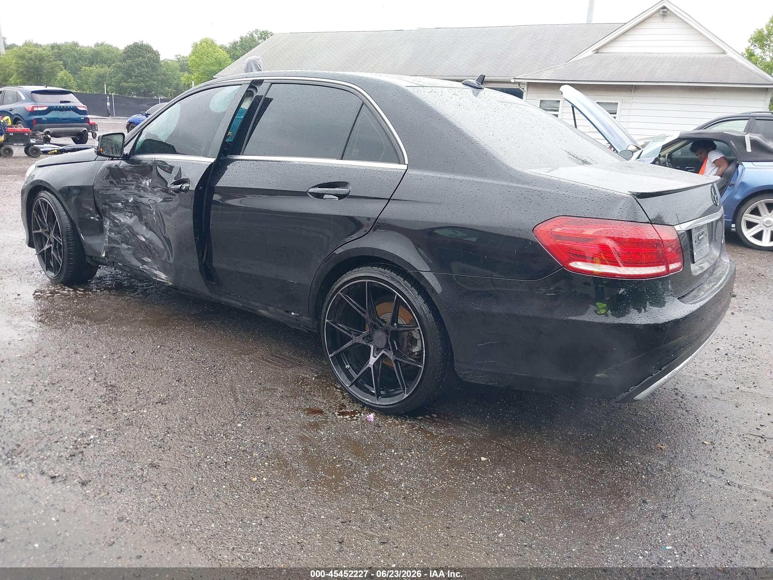 2014 Mercedes-benz E 350 4matic Black vin: WDDHF8JB0EA782551