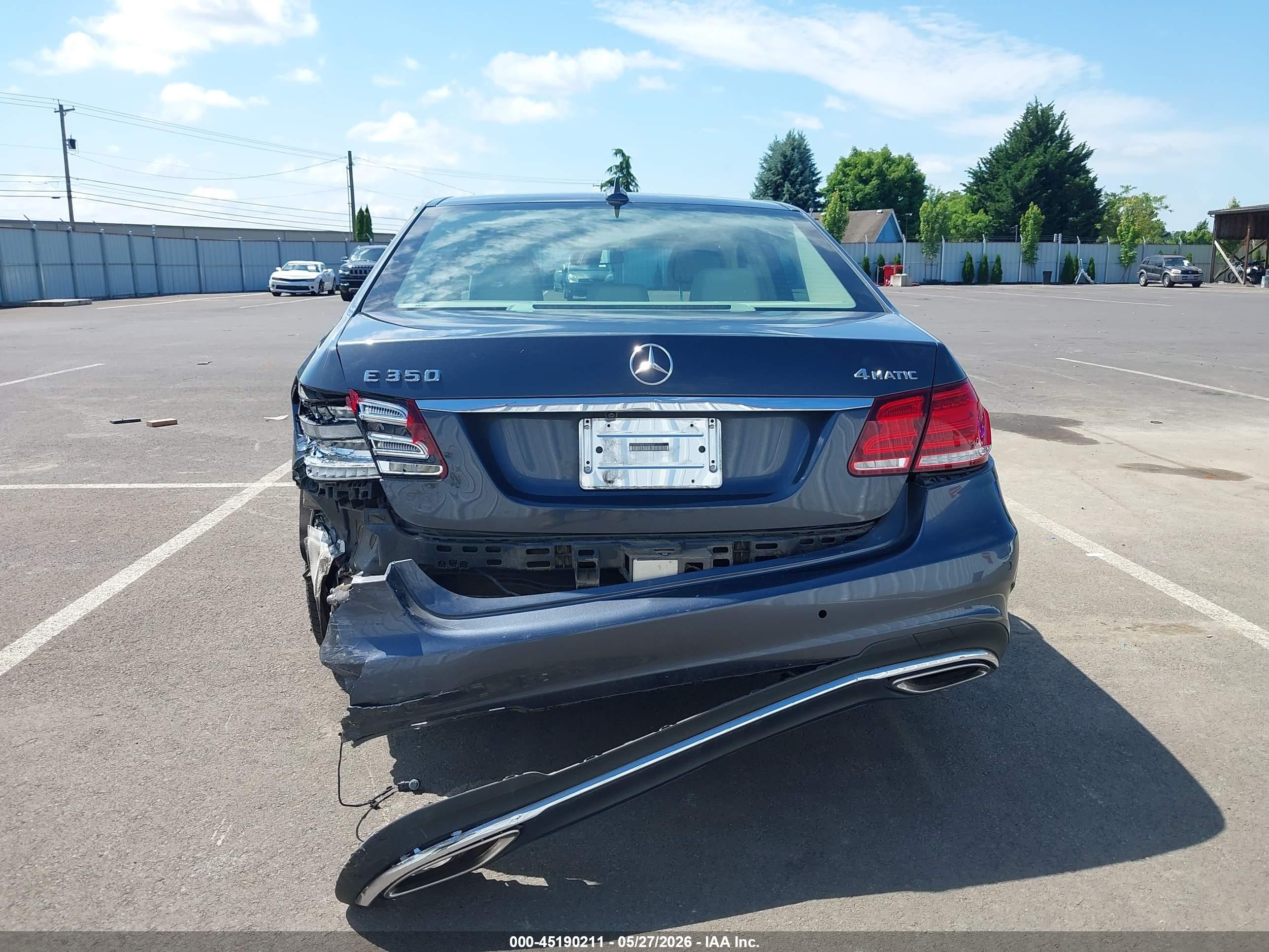 2014 Mercedes-benz E 350 4matic Gray vin: WDDHF8JB0EA908407
