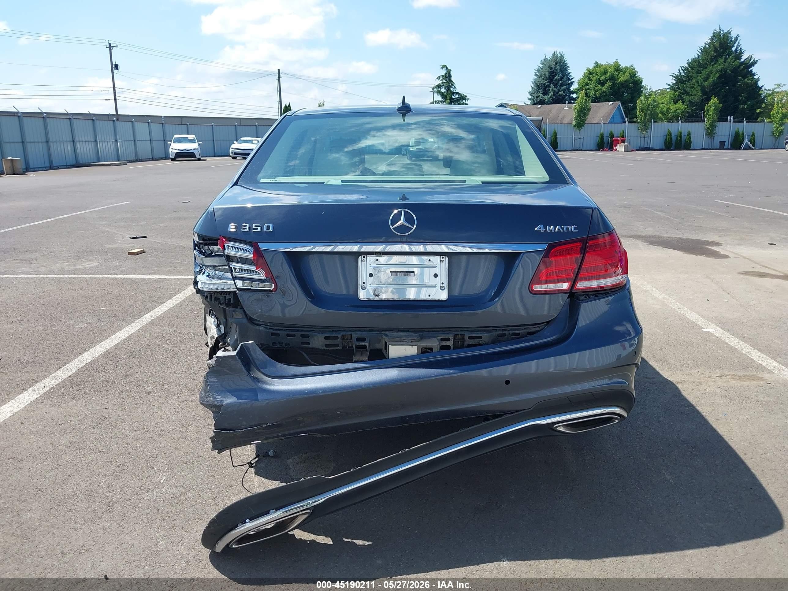 2014 Mercedes-benz E 350 4matic Gray vin: WDDHF8JB0EA908407