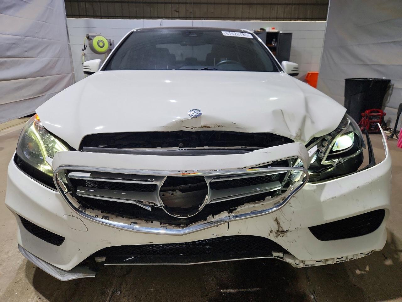 2014 Mercedes-benz E 350 4matic White vin: WDDHF8JB0EB017625