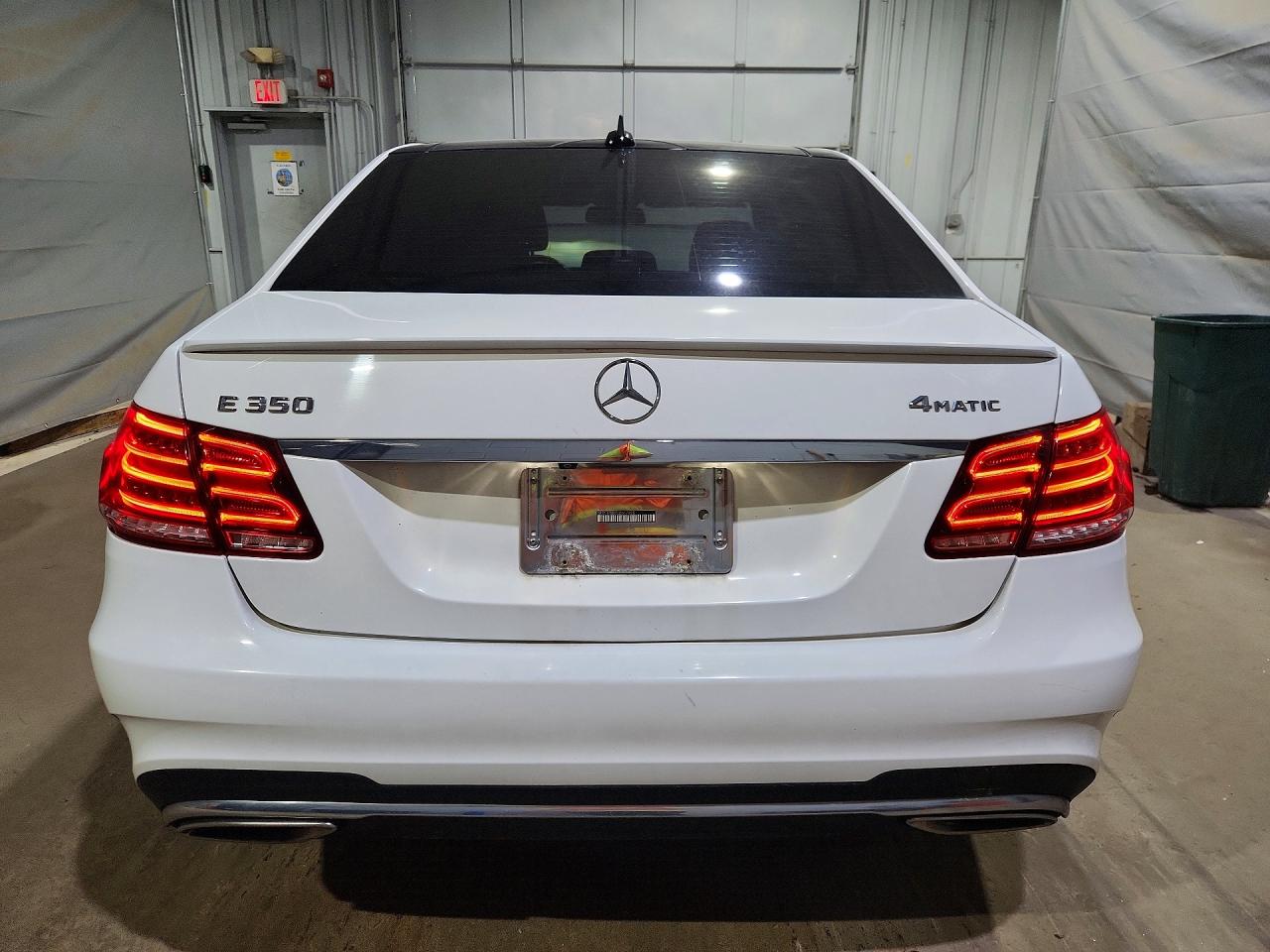 2014 Mercedes-benz E 350 4matic White vin: WDDHF8JB0EB017625