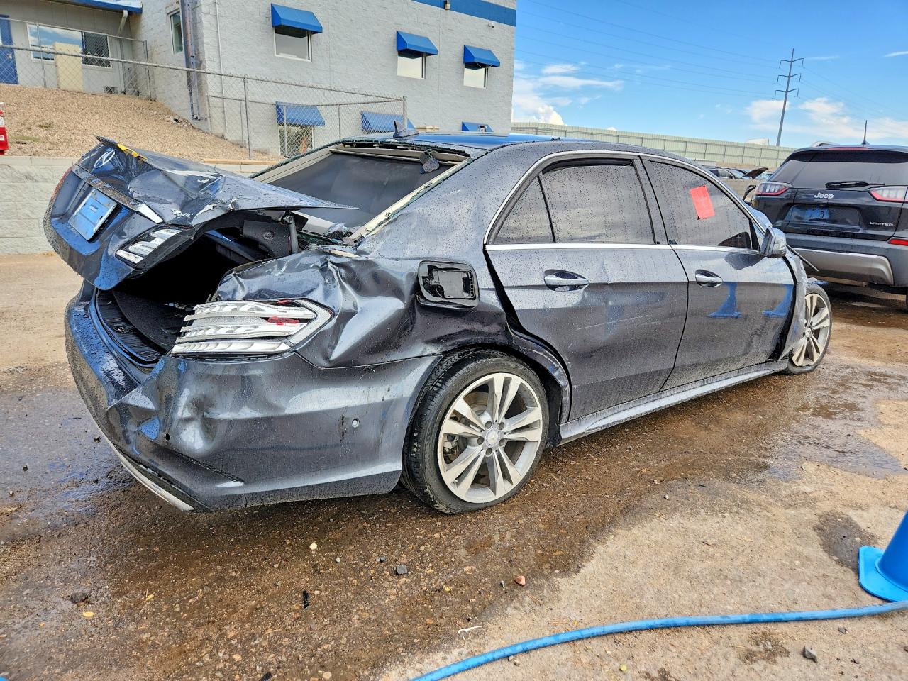 2014 Mercedes-benz E 350 4matic Gray vin: WDDHF8JB0EB022551