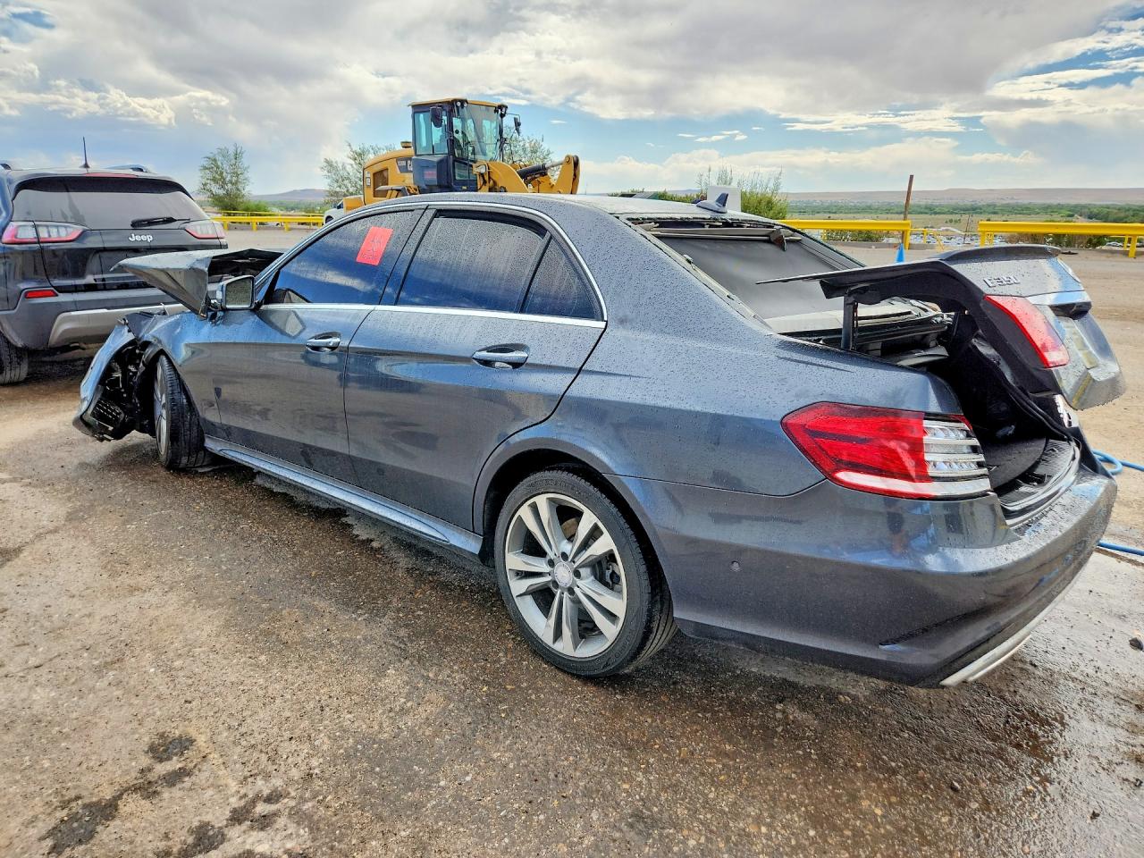 2014 Mercedes-benz E 350 4matic Gray vin: WDDHF8JB0EB022551