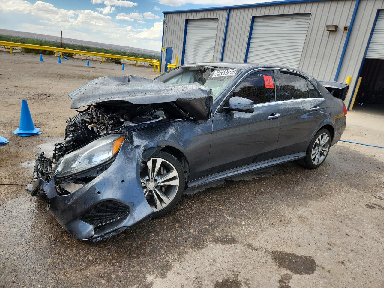 2014 Mercedes-benz E 350 4matic Gray vin: WDDHF8JB0EB022551 Damage: Left Head Lamp, Broken, Replacement Required