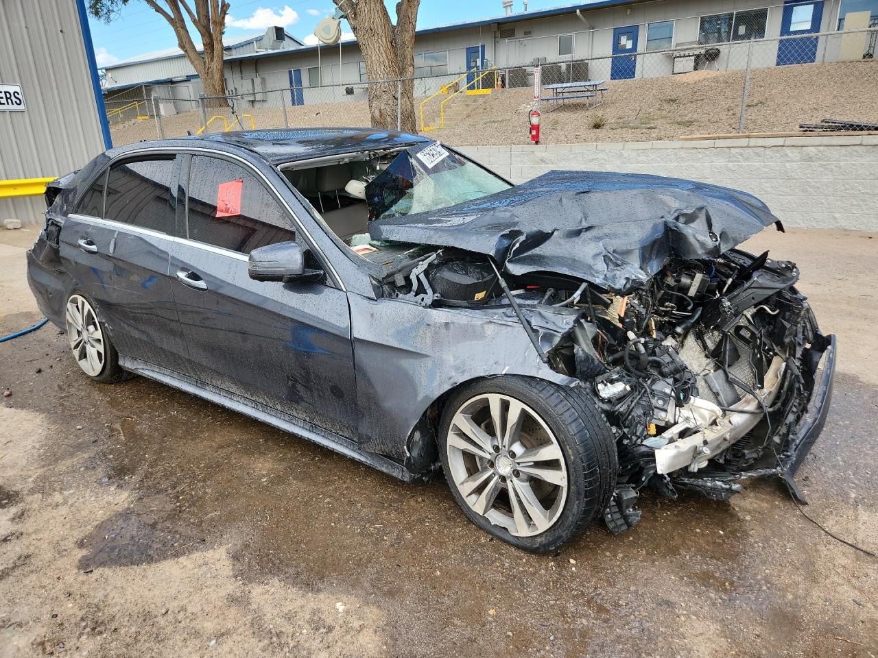 2014 Mercedes-benz E 350 4matic Gray vin: WDDHF8JB0EB022551 Damage: Right Head Lamp, Broken, Replacement Required