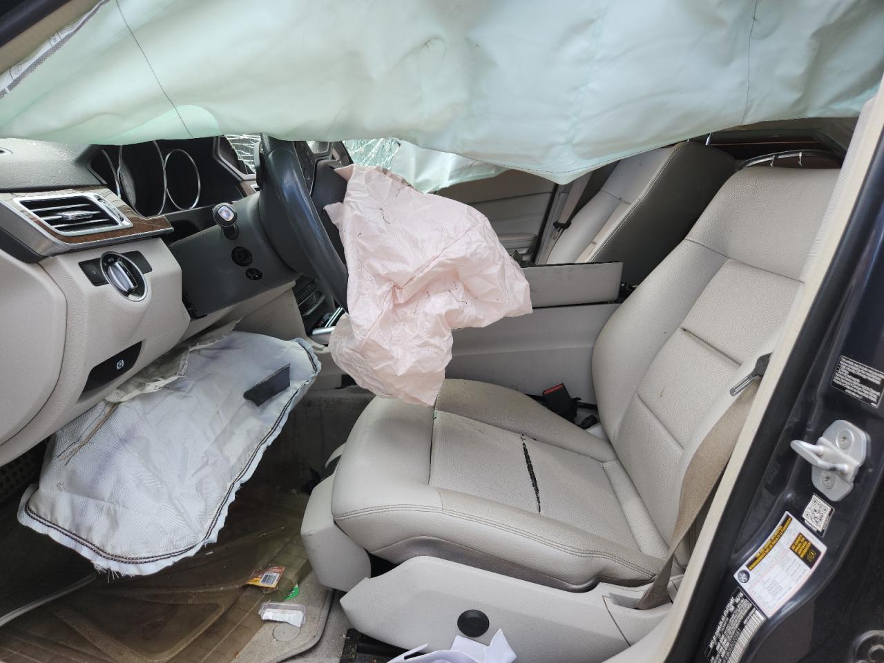 2014 Mercedes-benz E 350 4matic Gray vin: WDDHF8JB0EB022551 Damage: Airbag - Front Left, Deployed, Replacement Required