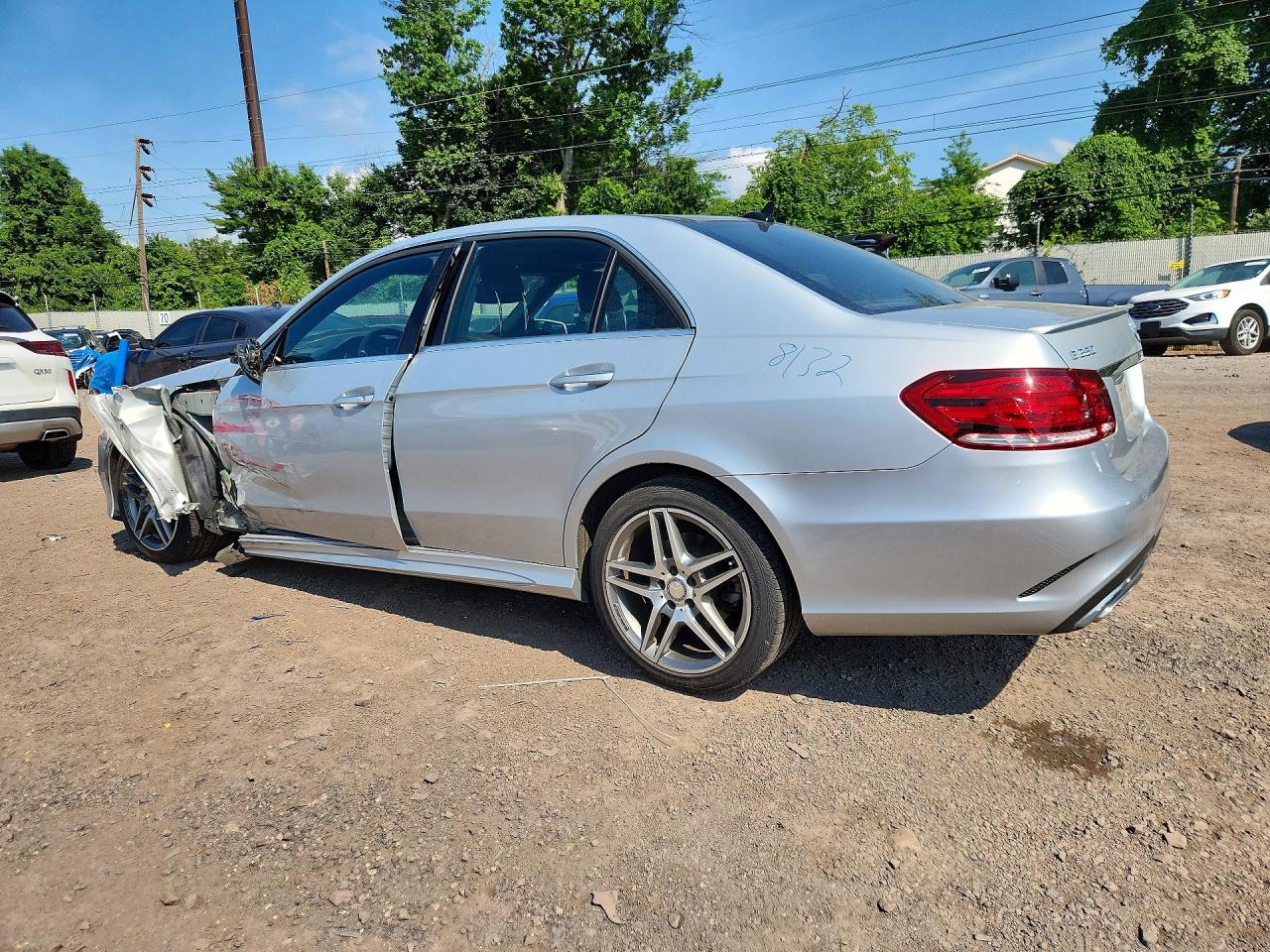 2014 Mercedes-benz E 350 4matic Gray vin: WDDHF8JB0EB041441