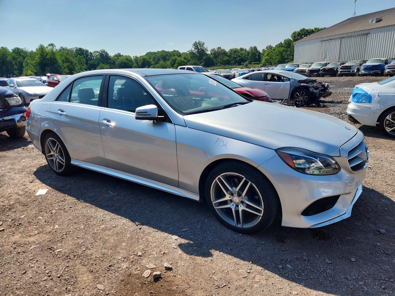 2014 Mercedes-benz E 350 4matic Gray vin: WDDHF8JB0EB041441