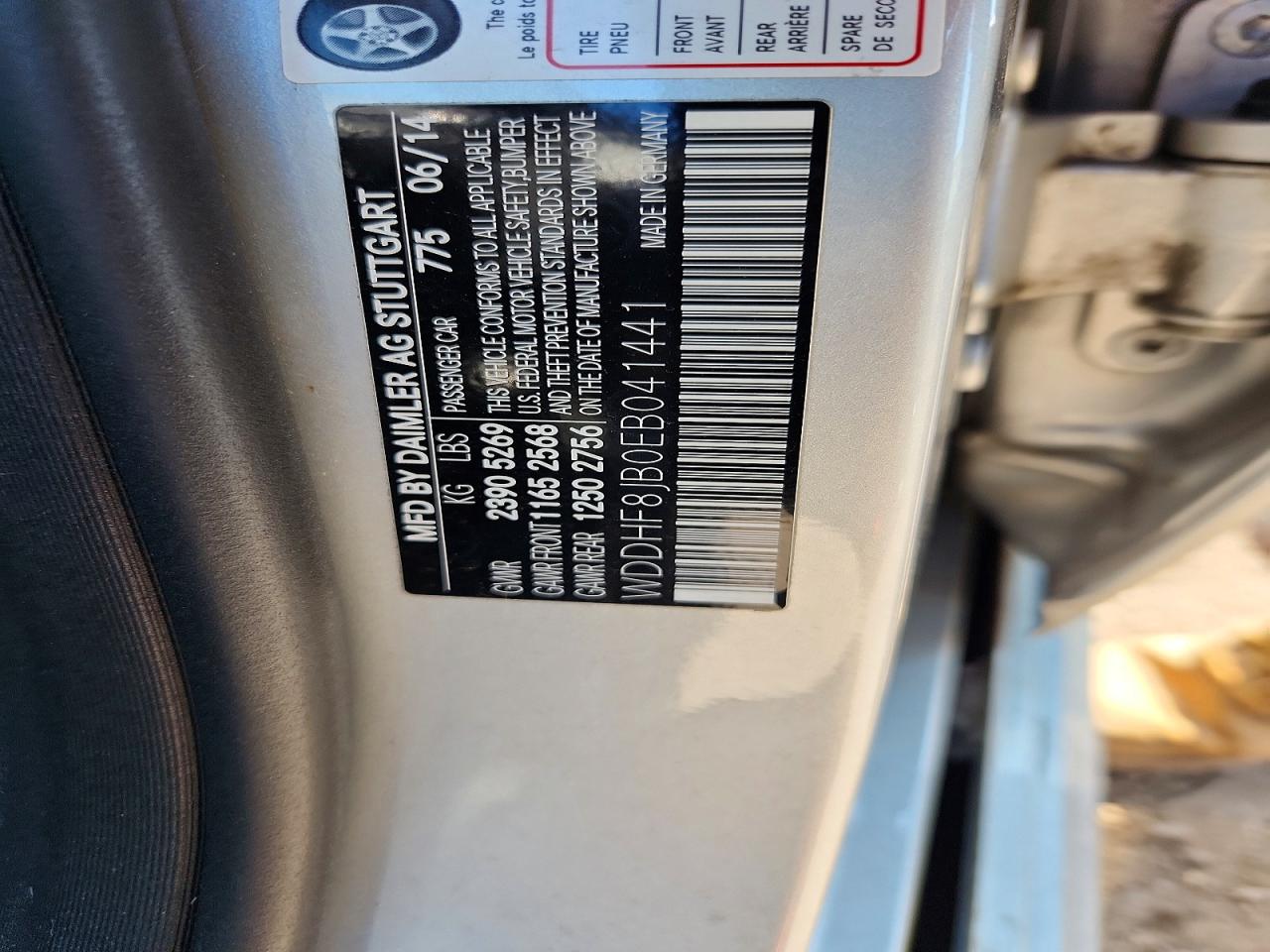 2014 Mercedes-benz E 350 4matic Gray vin: WDDHF8JB0EB041441