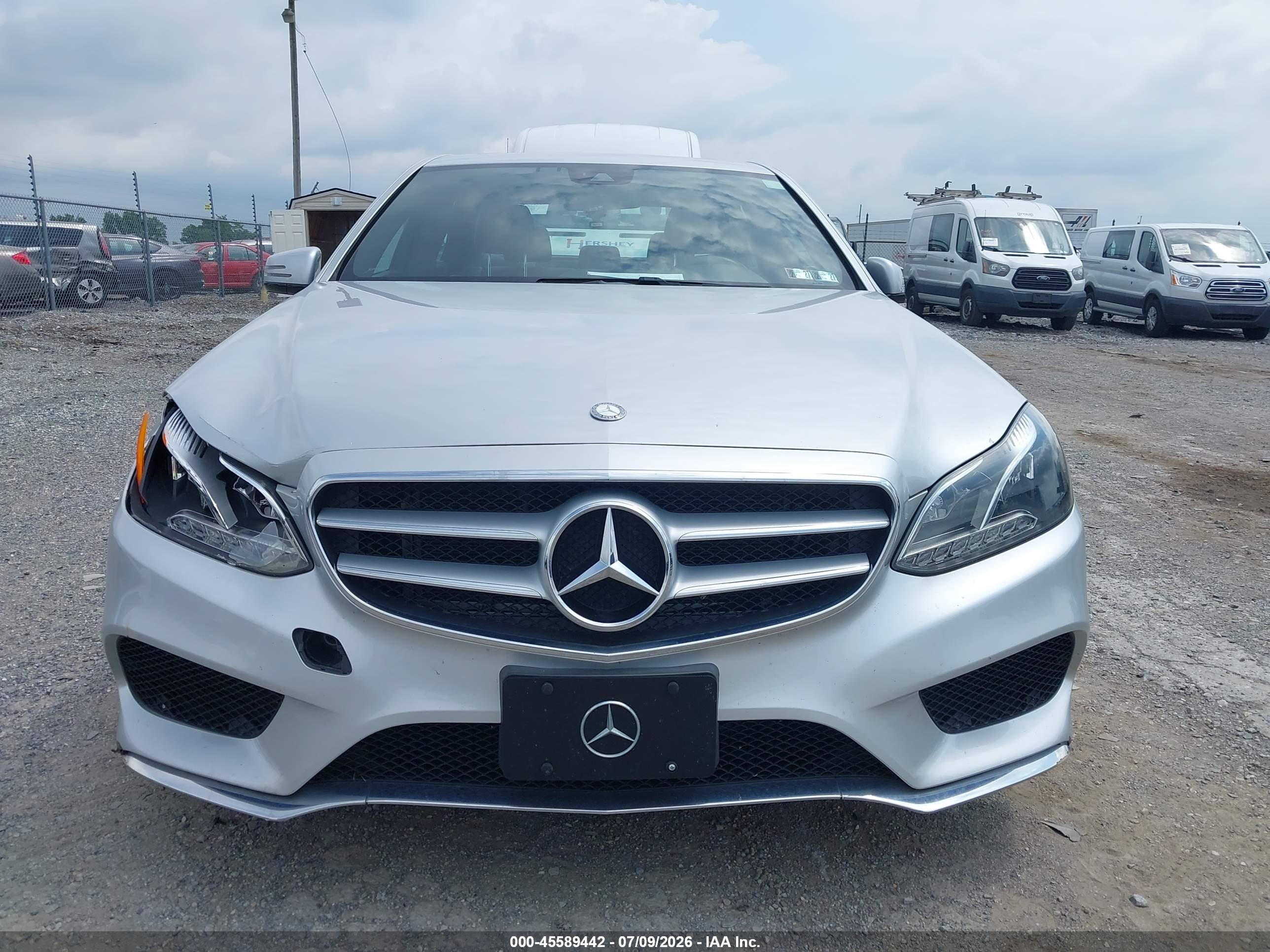 2014 Mercedes-benz E 350 4matic Silver vin: WDDHF8JB0EB052875