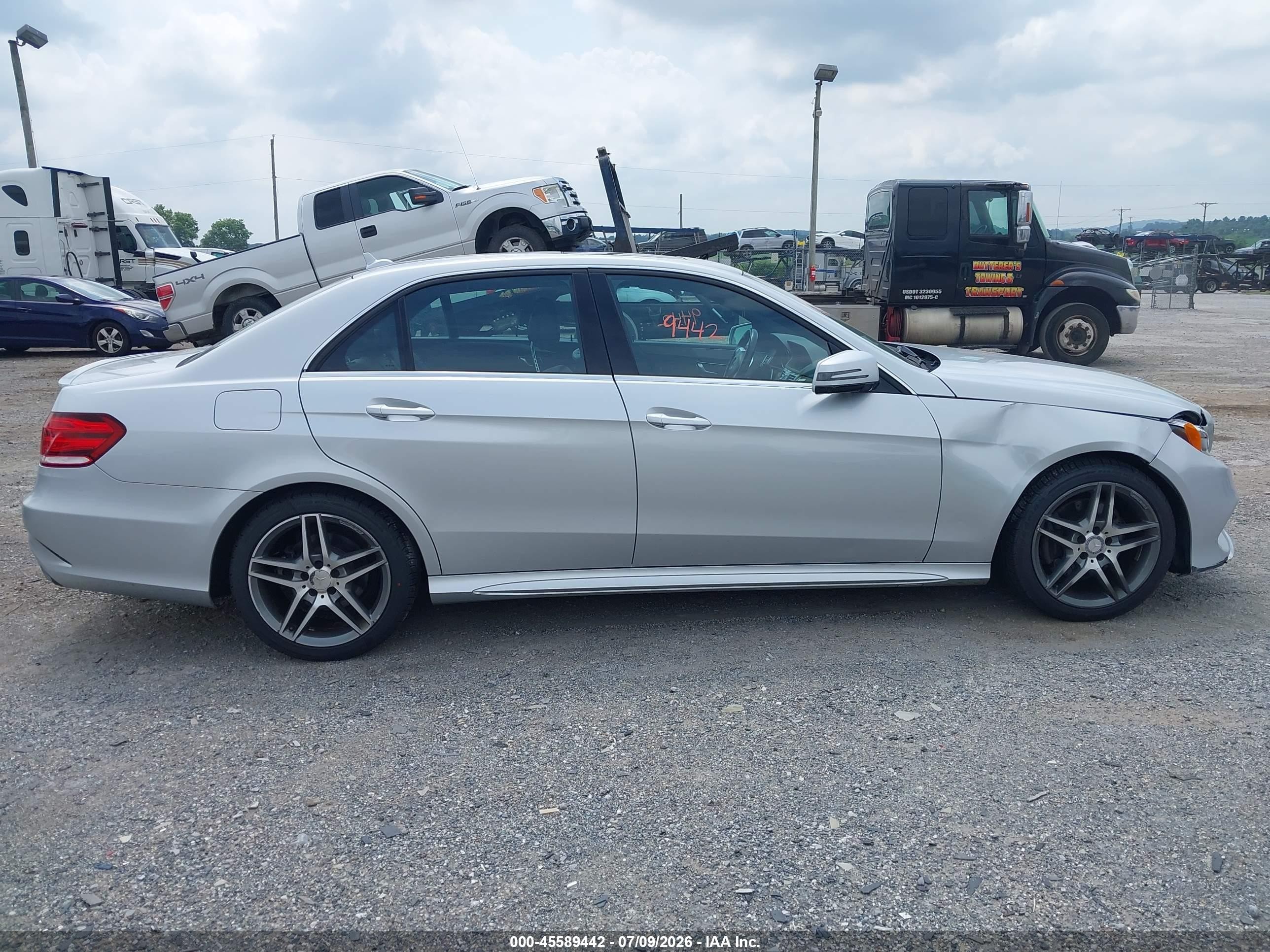2014 Mercedes-benz E 350 4matic Silver vin: WDDHF8JB0EB052875