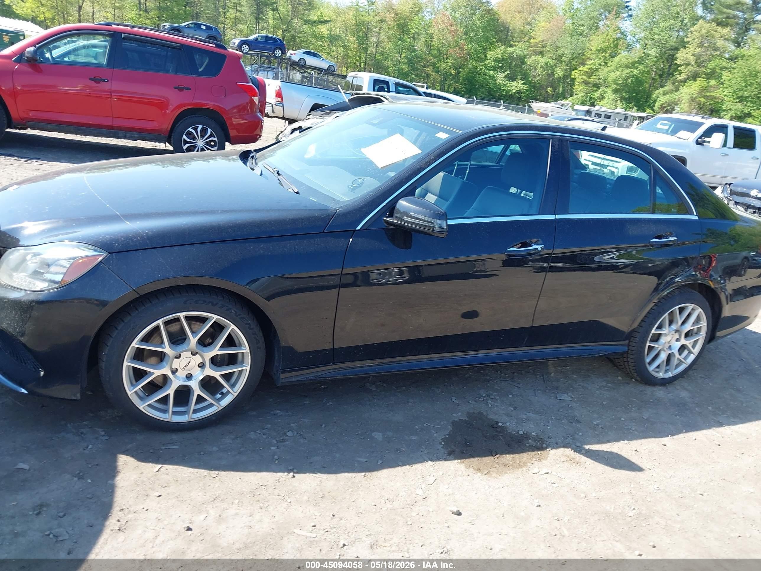 2015 Mercedes-benz E 350 4matic Черный vin: WDDHF8JB0FB126944