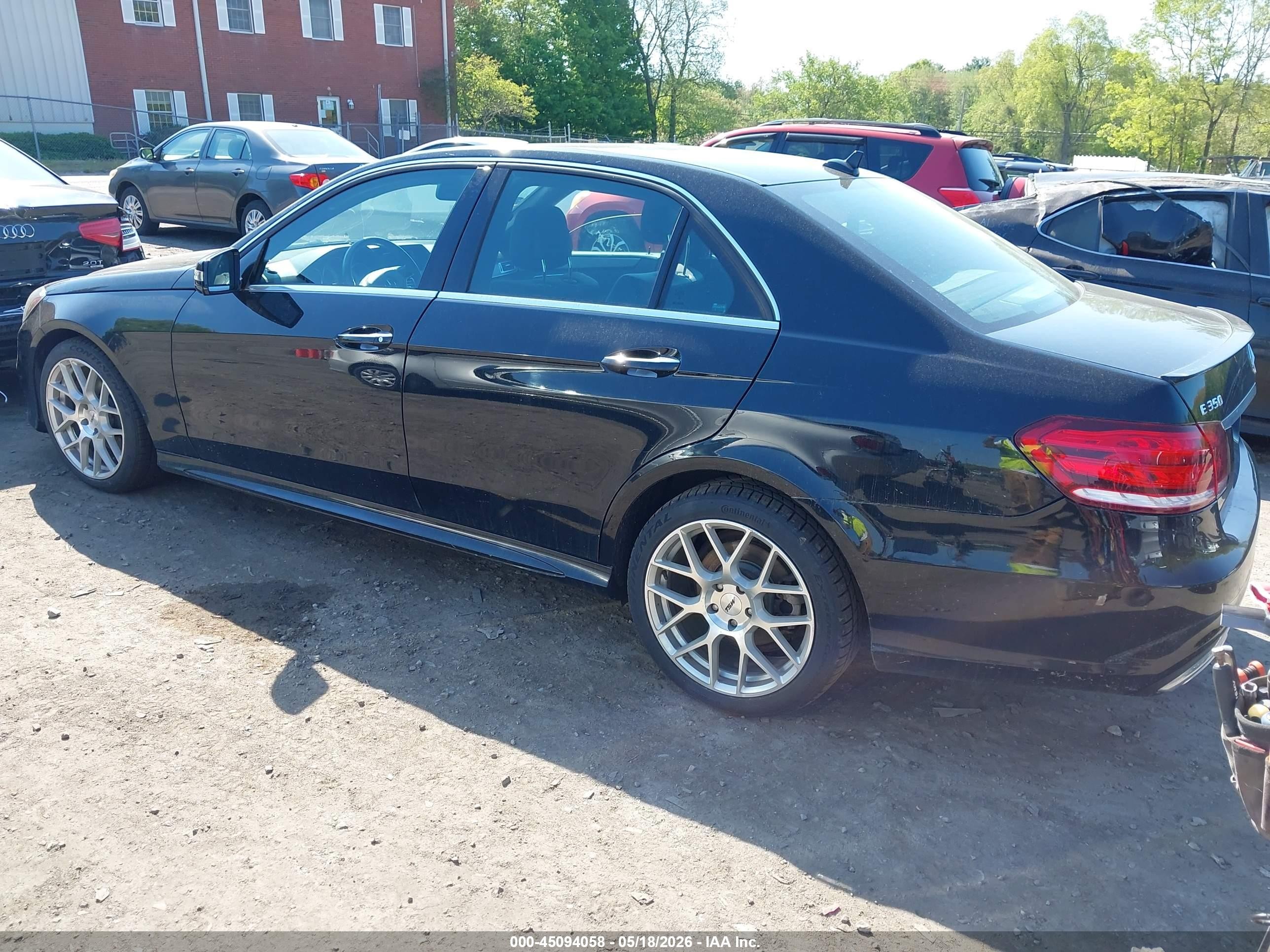 2015 Mercedes-benz E 350 4matic Черный vin: WDDHF8JB0FB126944