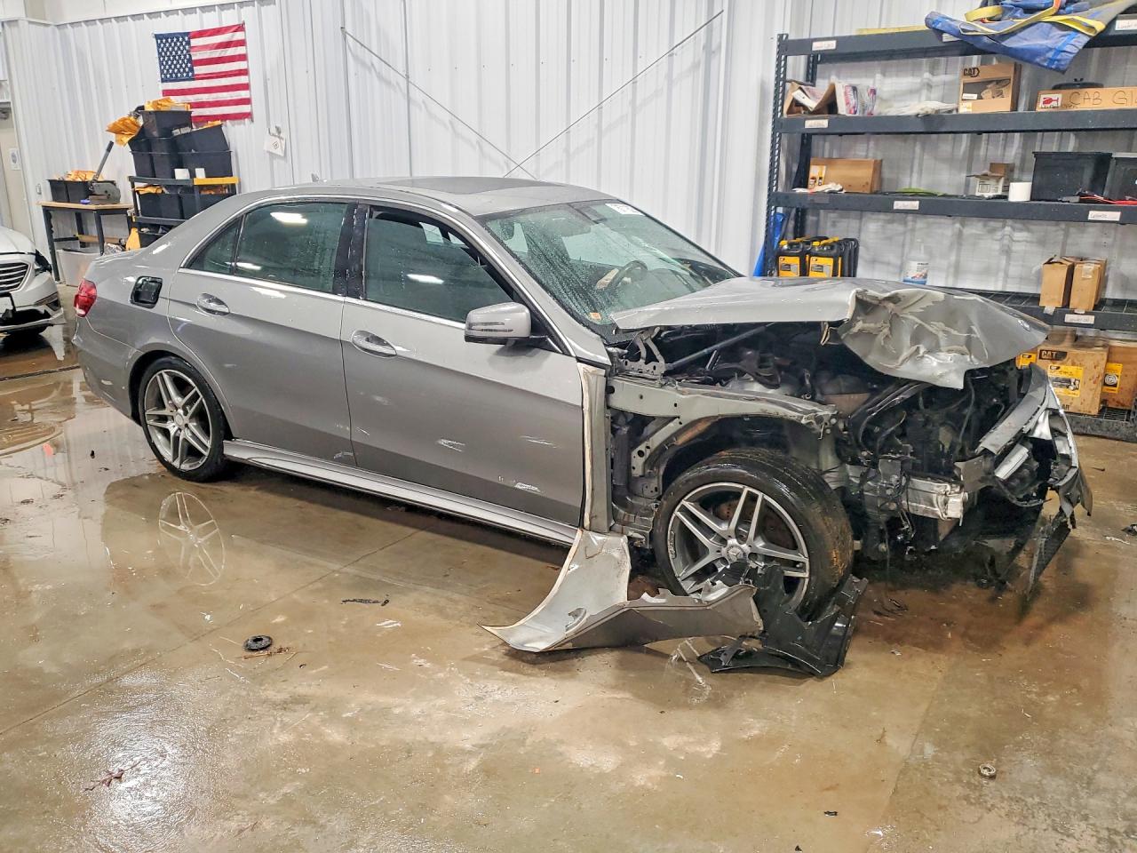2015 Mercedes-benz E 350 4matic Gray vin: WDDHF8JB0FB144313