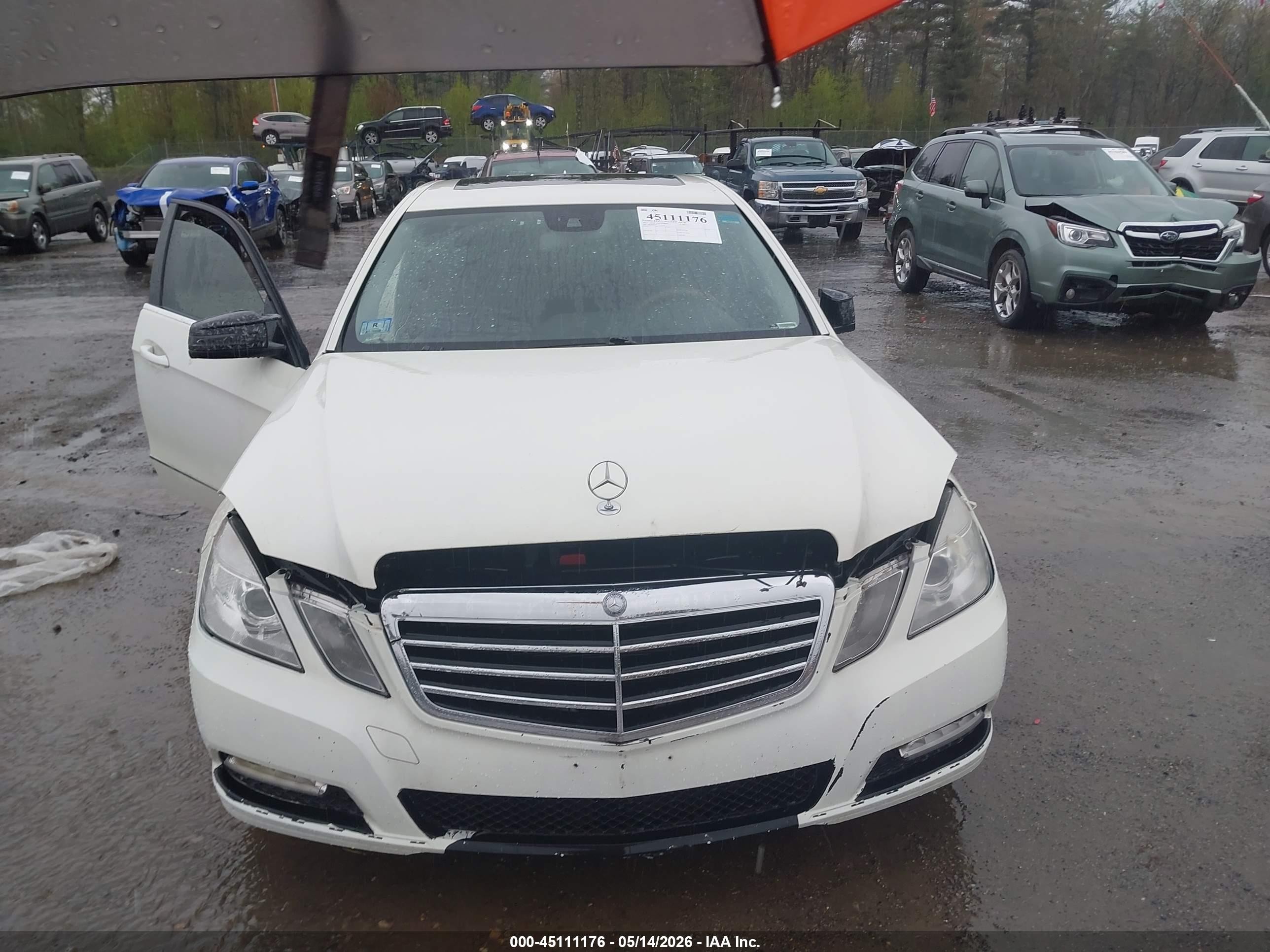 2012 Mercedes-benz E 350 4matic Белый vin: WDDHF8JB1CA604080