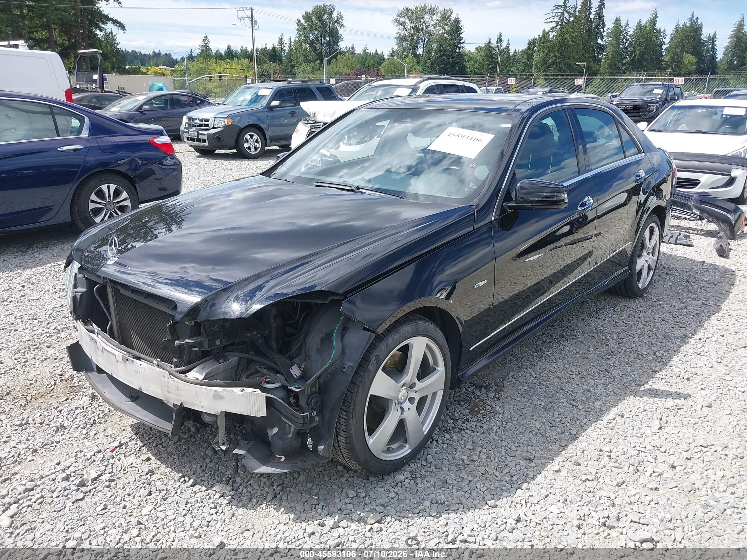 2012 Mercedes-benz E 350 4matic Black vin: WDDHF8JB1CA623308