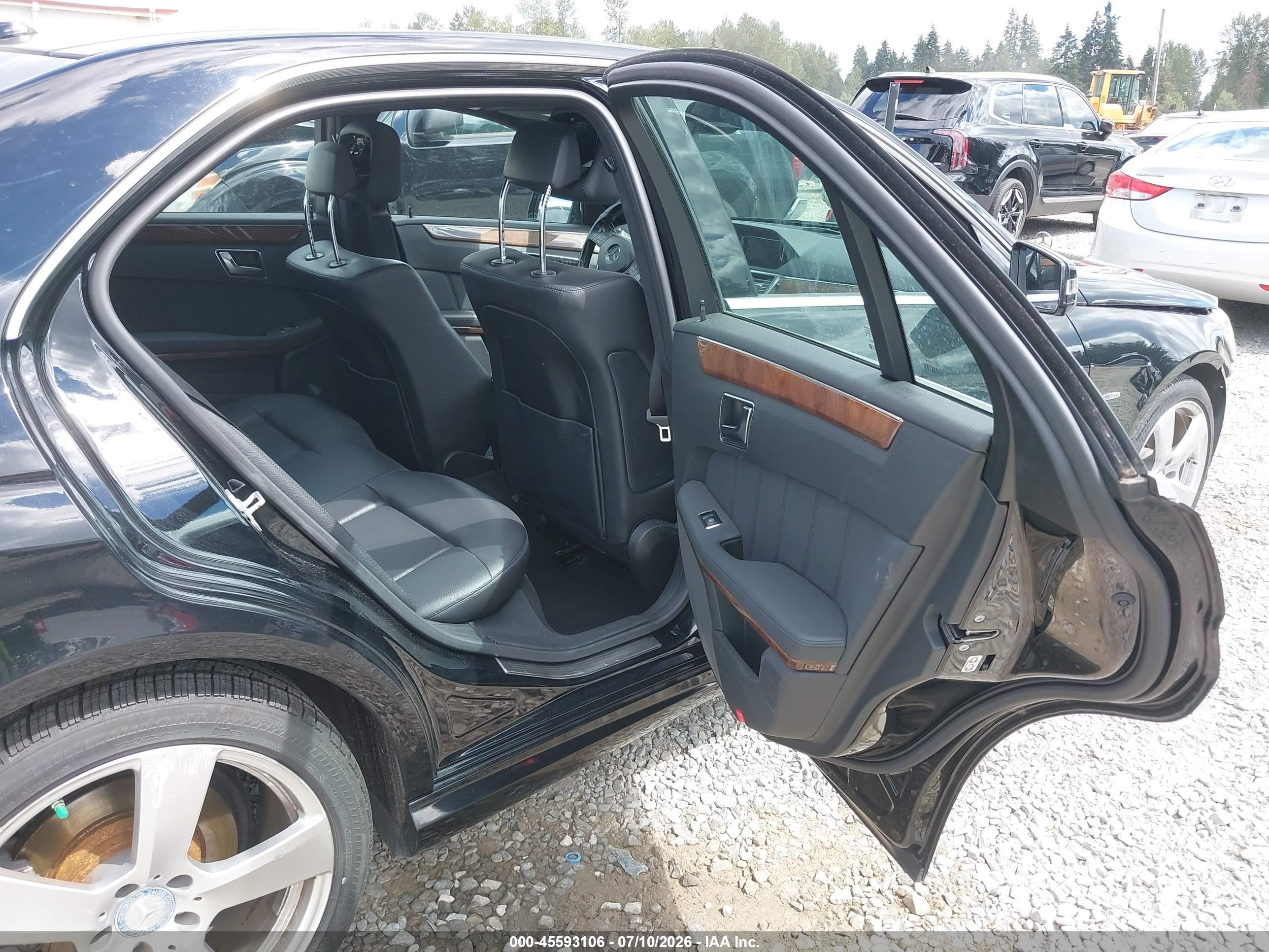 2012 Mercedes-benz E 350 4matic Black vin: WDDHF8JB1CA623308