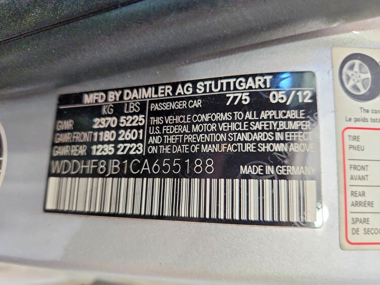 2012 Mercedes-benz E 350 4matic Silver vin: WDDHF8JB1CA655188
