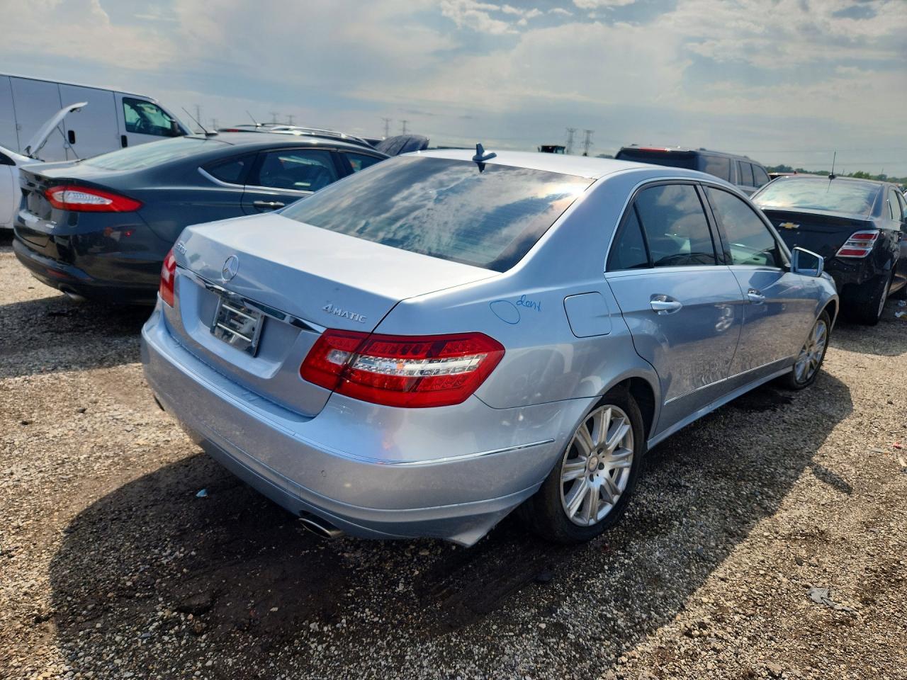 2013 Mercedes-benz E 350 4matic Silver vin: WDDHF8JB1DA711955