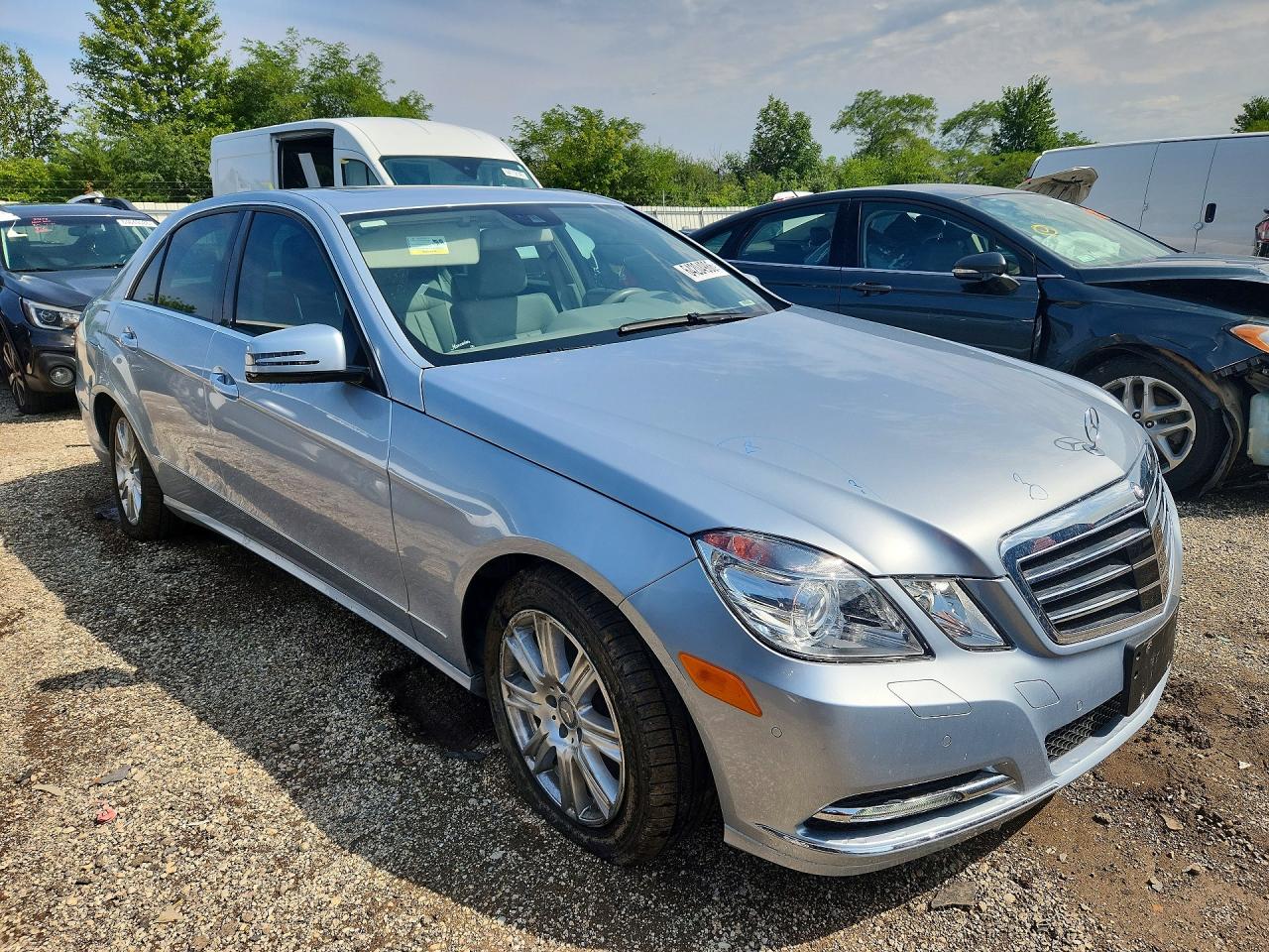 2013 Mercedes-benz E 350 4matic Silver vin: WDDHF8JB1DA711955