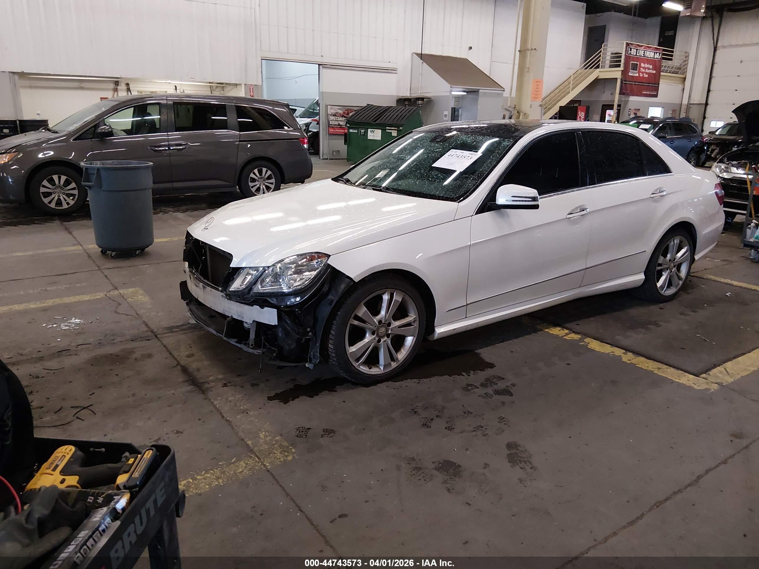 2013 Mercedes-benz E 350 4matic Белый vin: WDDHF8JB1DA735317