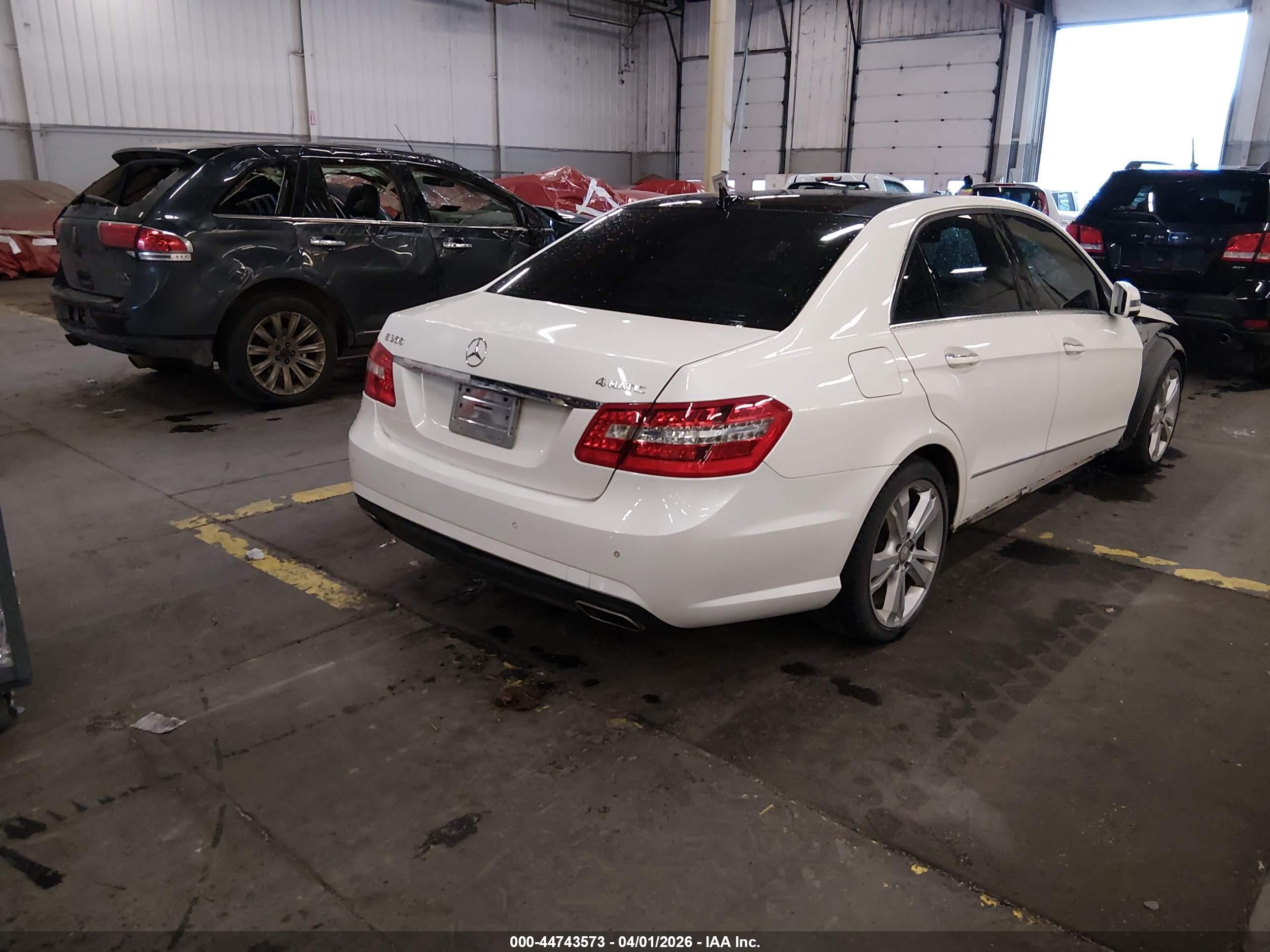 2013 Mercedes-benz E 350 4matic Белый vin: WDDHF8JB1DA735317