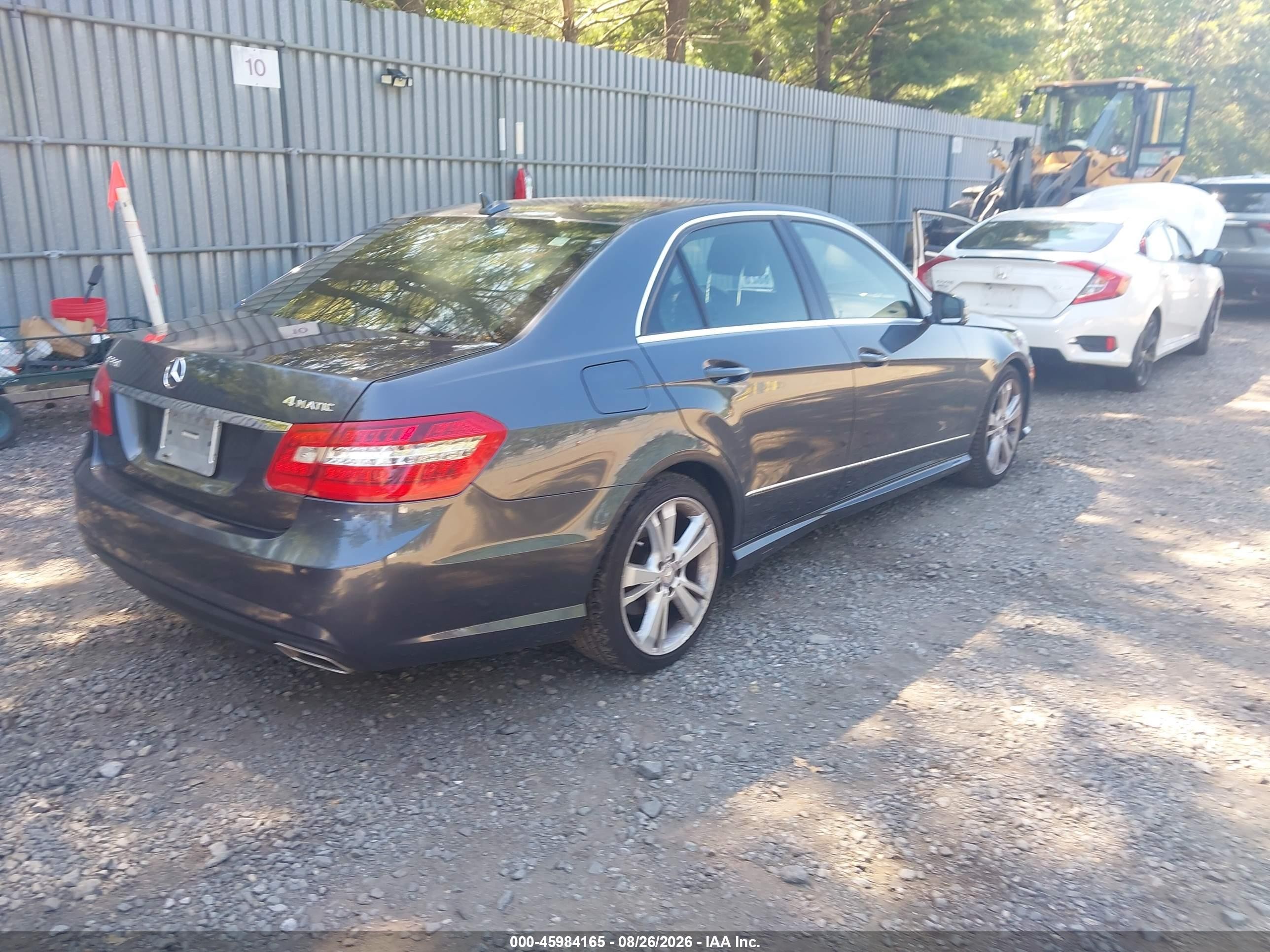 2013 Mercedes-benz E 350 4matic Gray vin: WDDHF8JB1DA766292
