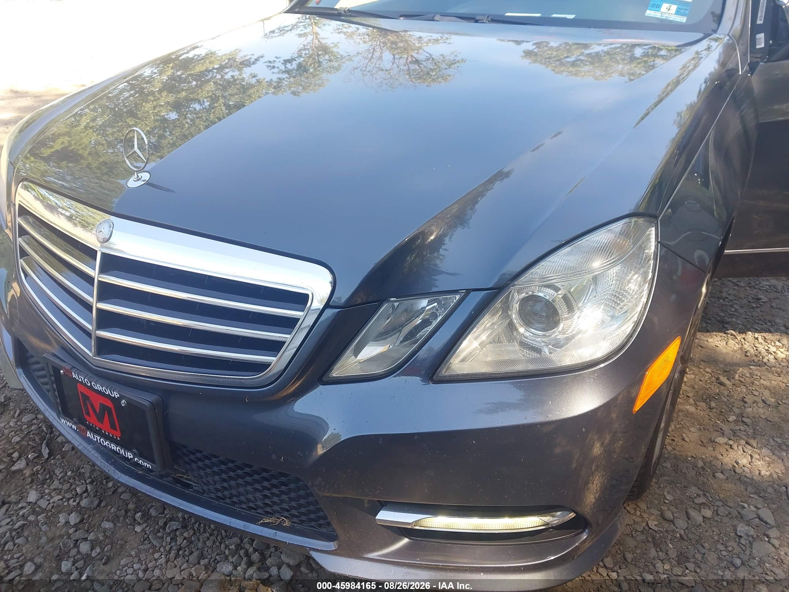 2013 Mercedes-benz E 350 4matic Gray vin: WDDHF8JB1DA766292
