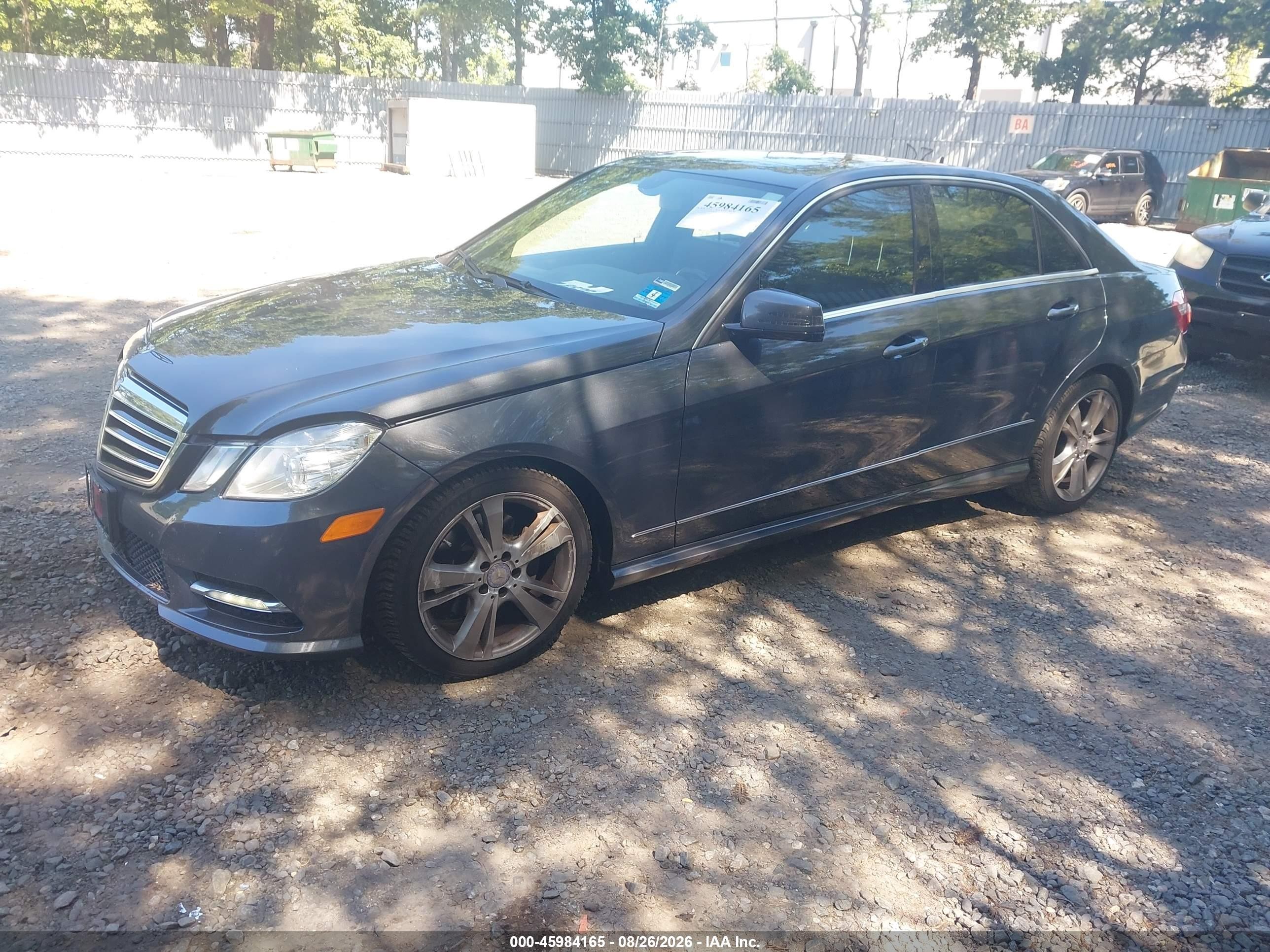 2013 Mercedes-benz E 350 4matic Gray vin: WDDHF8JB1DA766292