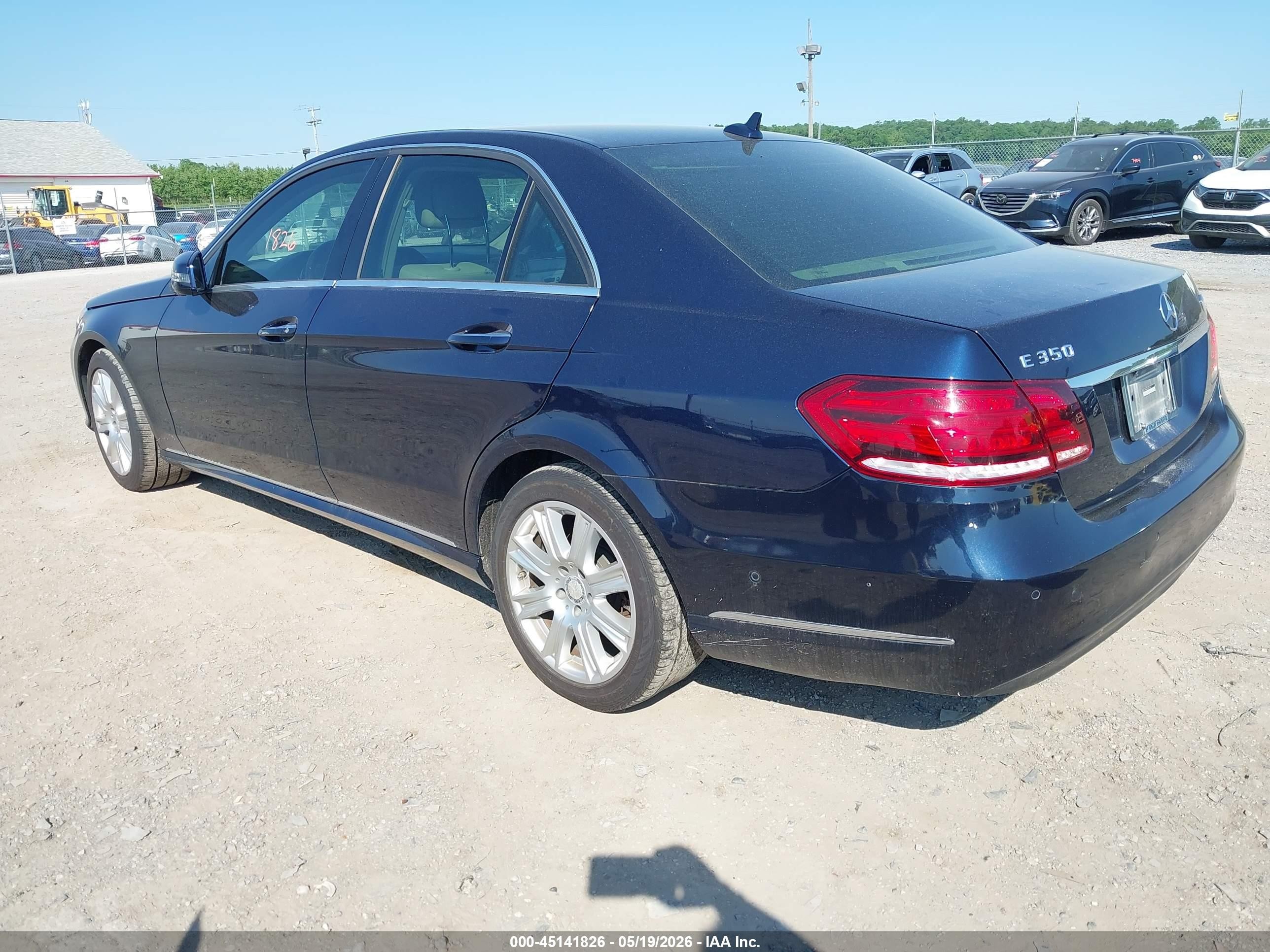 2014 Mercedes-benz E 350 4matic Blue vin: WDDHF8JB1EA879290