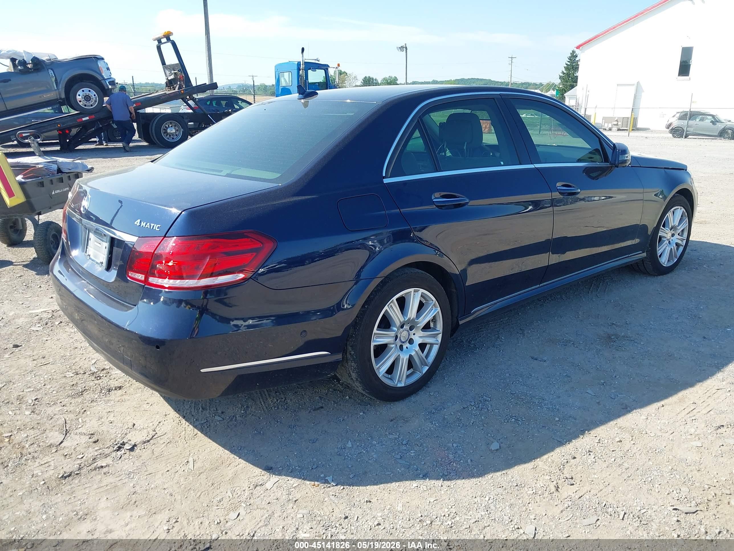 2014 Mercedes-benz E 350 4matic Blue vin: WDDHF8JB1EA879290