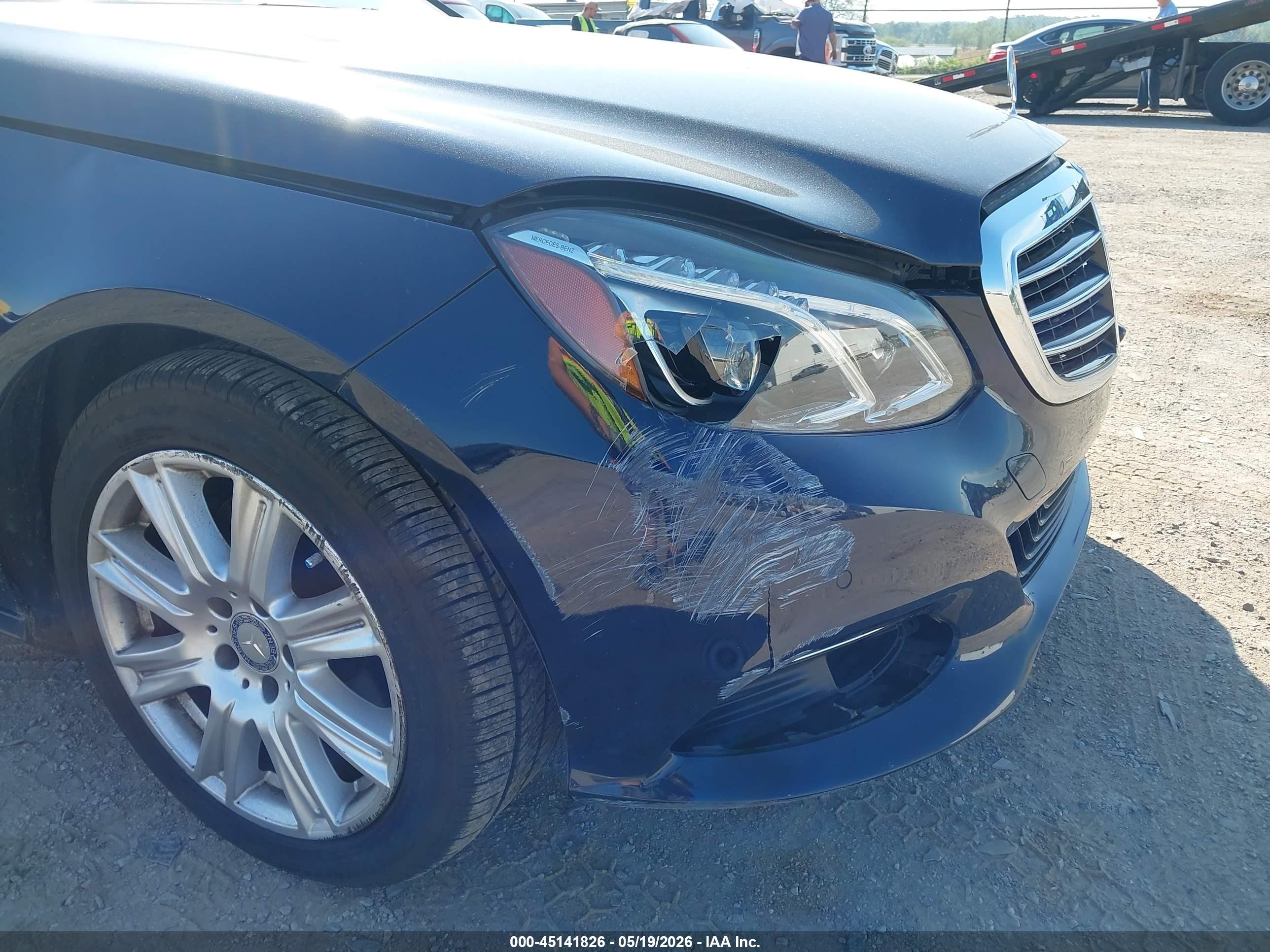 2014 Mercedes-benz E 350 4matic Blue vin: WDDHF8JB1EA879290