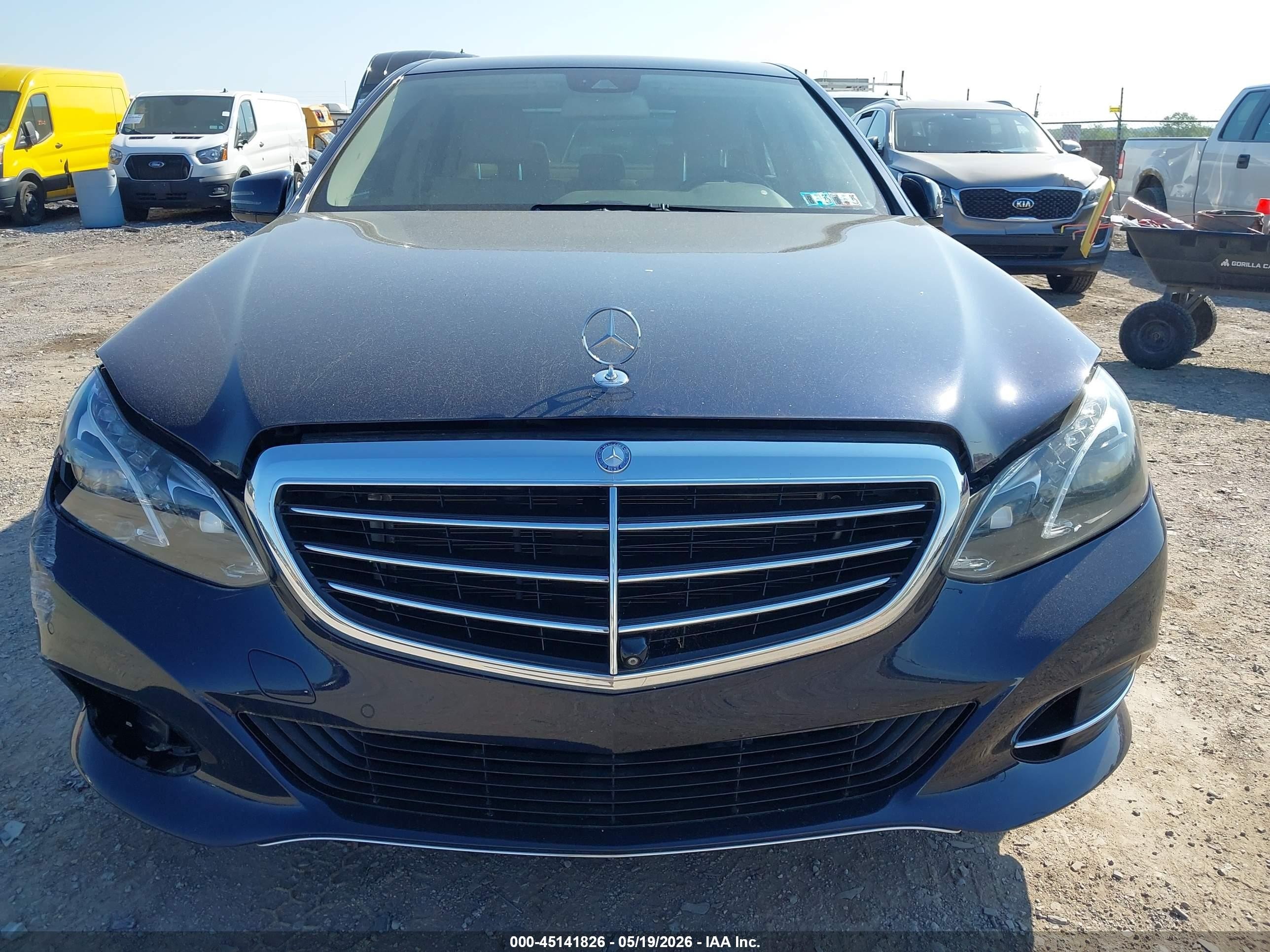 2014 Mercedes-benz E 350 4matic Blue vin: WDDHF8JB1EA879290