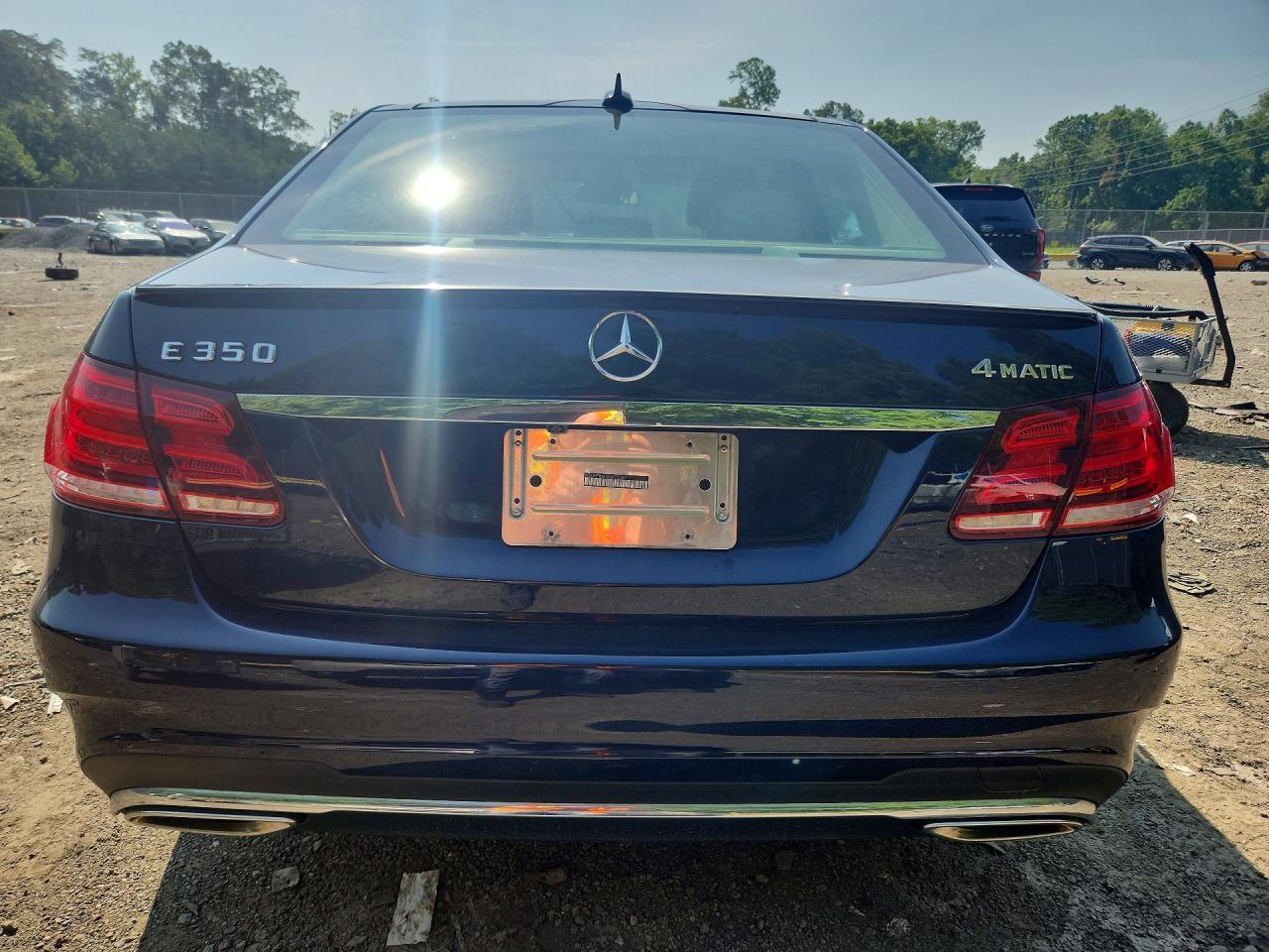 2014 Mercedes-benz E 350 4matic Blue vin: WDDHF8JB1EA978367