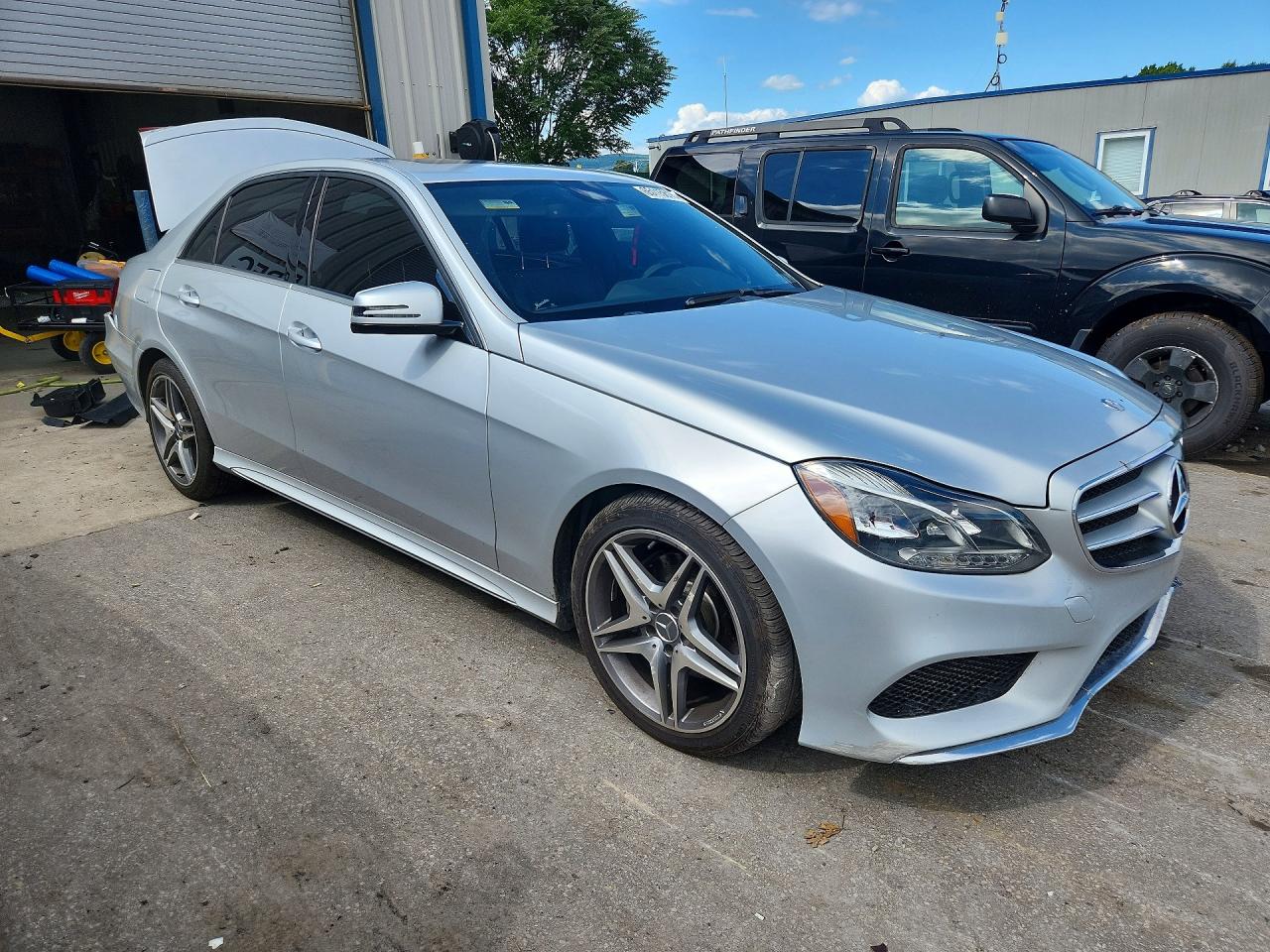 2014 Mercedes-benz E 350 4matic Серебряный vin: WDDHF8JB1EB055073
