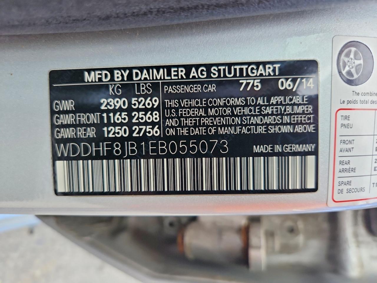 2014 Mercedes-benz E 350 4matic Серебряный vin: WDDHF8JB1EB055073