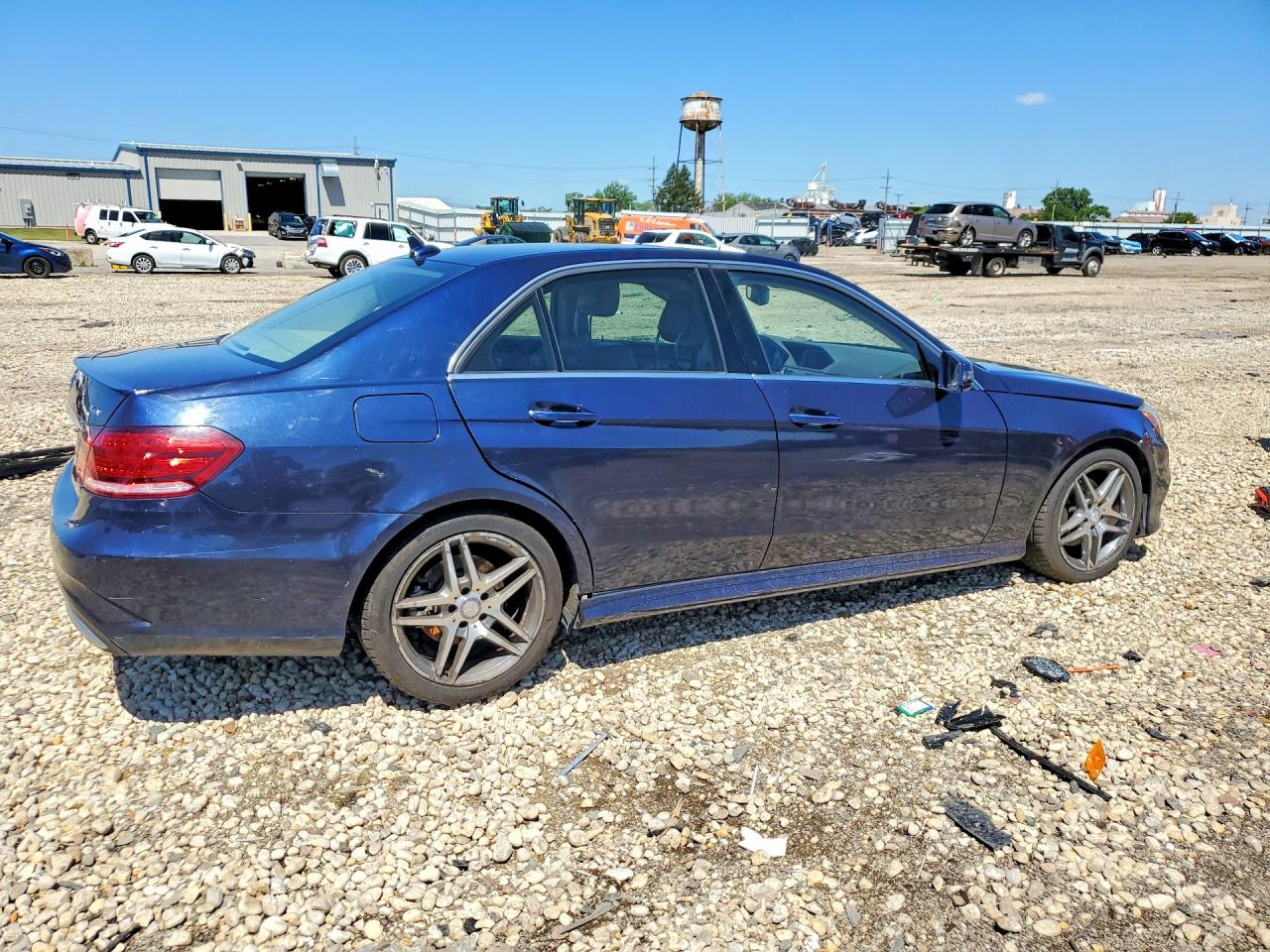 2015 Mercedes-benz E 350 4matic Синий vin: WDDHF8JB1FB085899