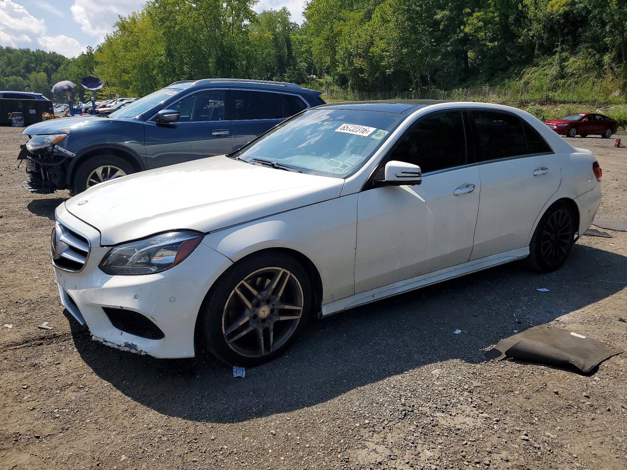 2015 Mercedes-benz E 350 4matic White vin: WDDHF8JB1FB116276