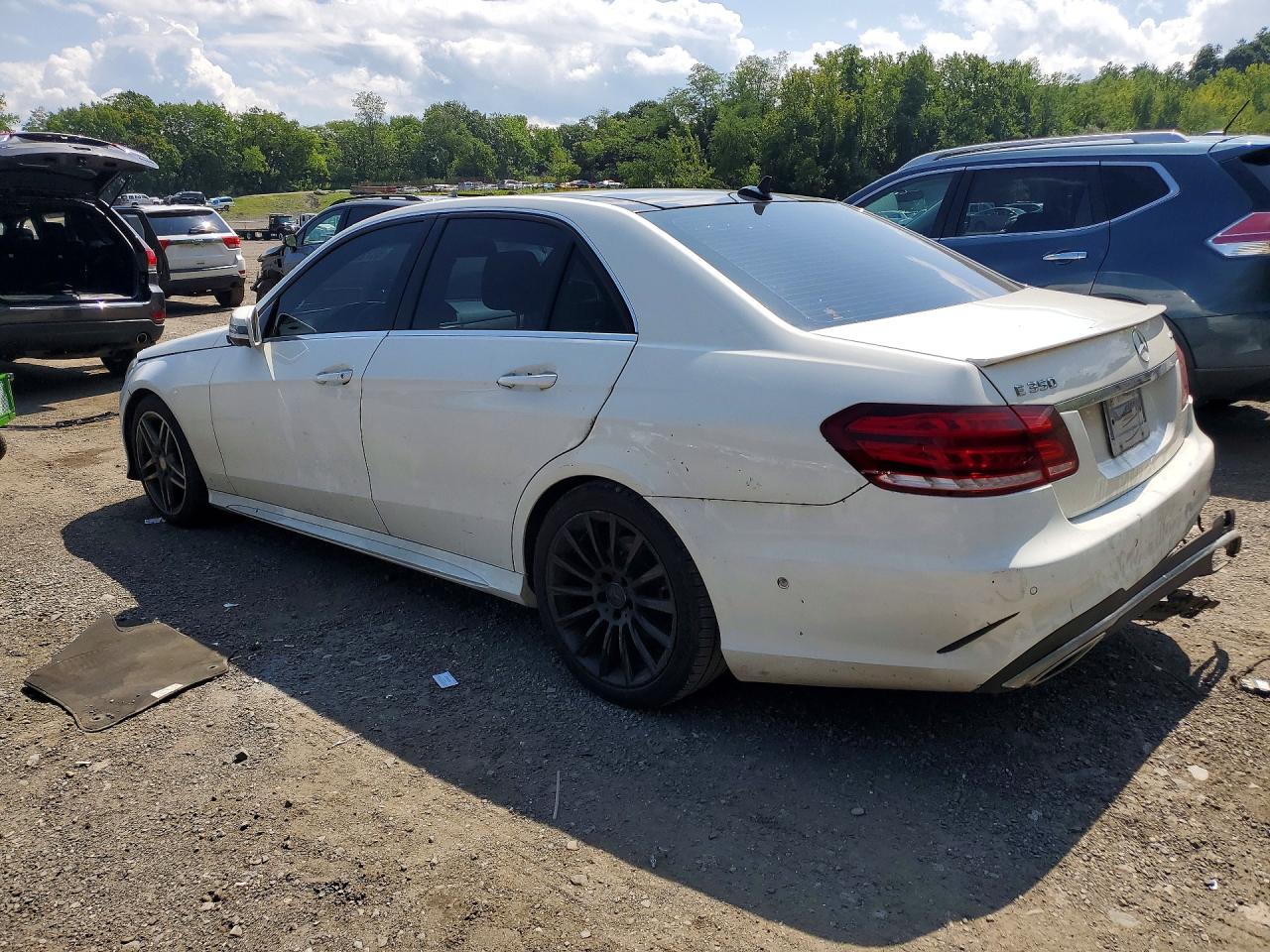 2015 Mercedes-benz E 350 4matic White vin: WDDHF8JB1FB116276