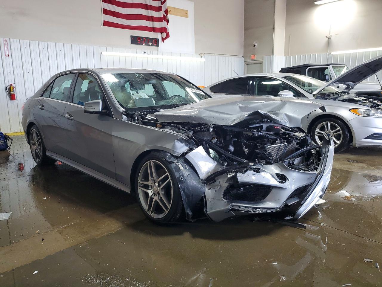 2015 Mercedes-benz E 350 4matic Silver vin: WDDHF8JB1FB124815