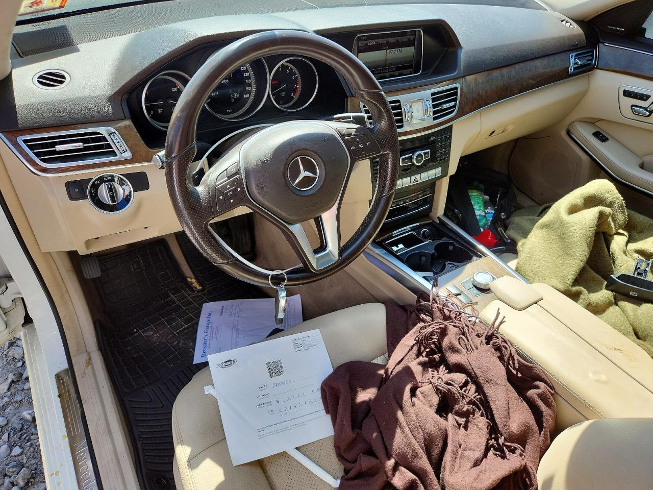 2015 Mercedes-benz E 350 4matic White vin: WDDHF8JB1FB126726