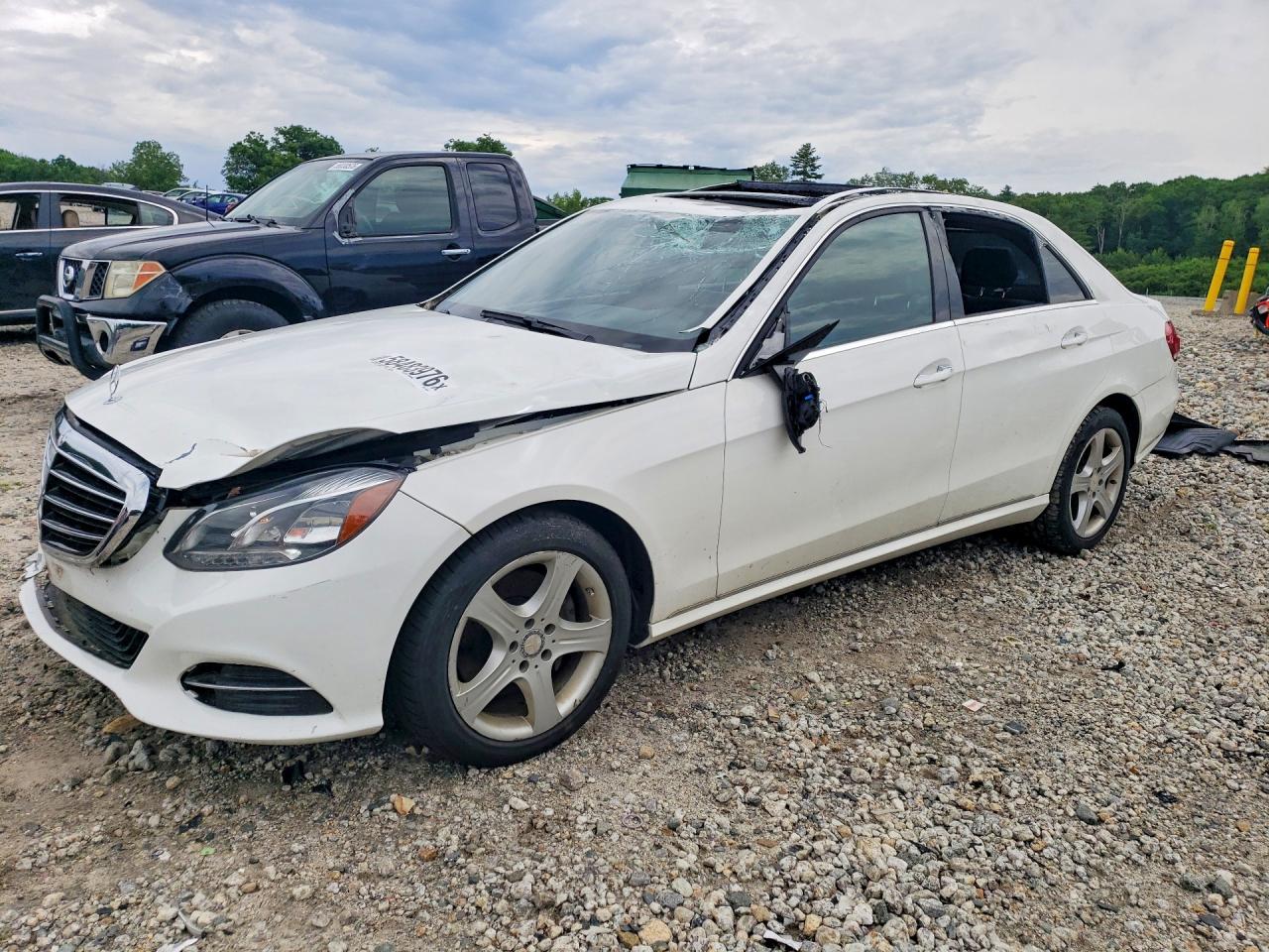 2015 Mercedes-benz E 350 4matic White vin: WDDHF8JB1FB148242