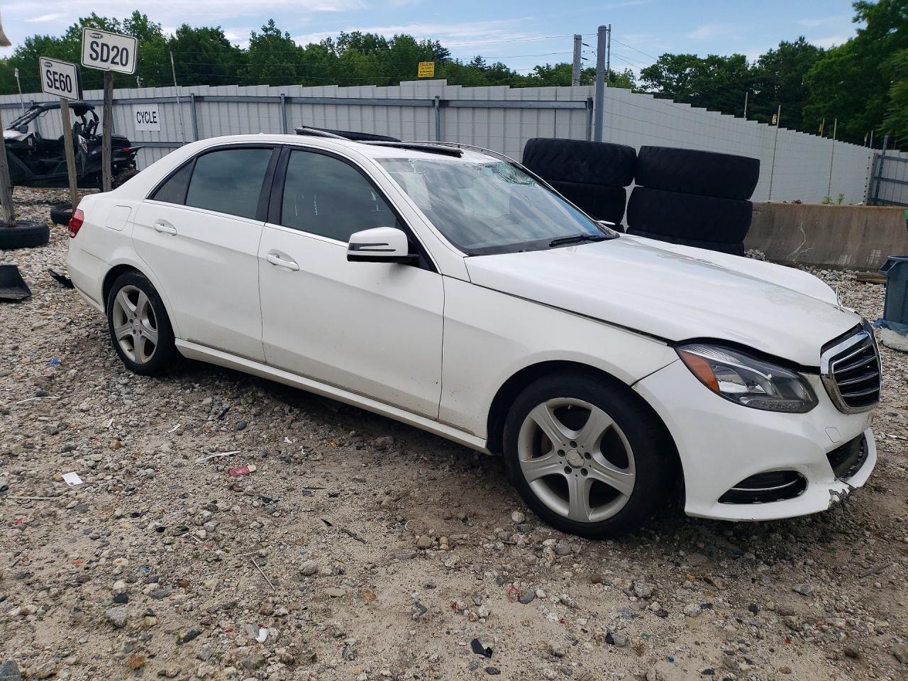 2015 Mercedes-benz E 350 4matic White vin: WDDHF8JB1FB148242