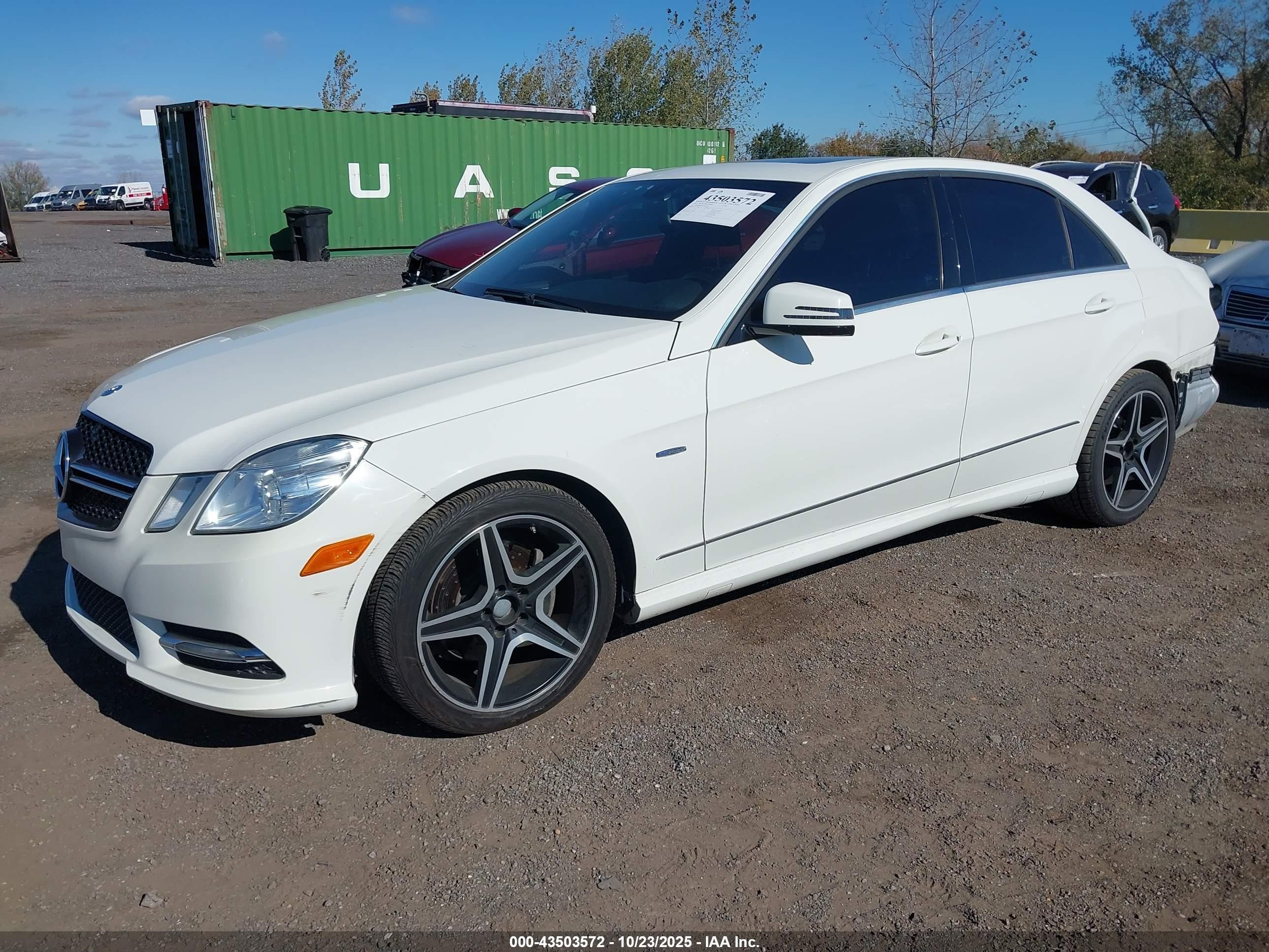 2012 Mercedes-benz E 350 4matic White vin: WDDHF8JB2CA607604